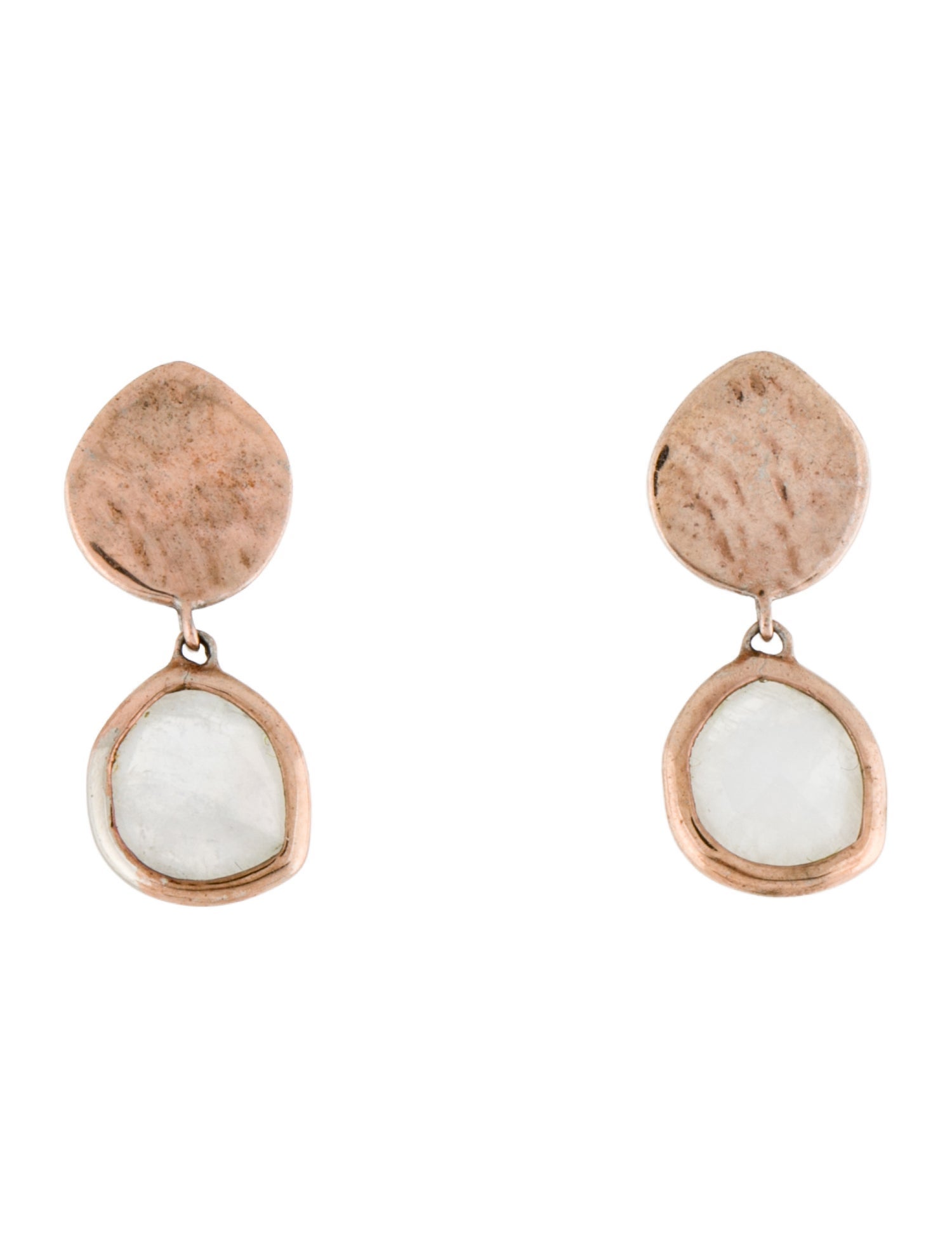 Monica Vinader Labradorite Moonstone Earrings