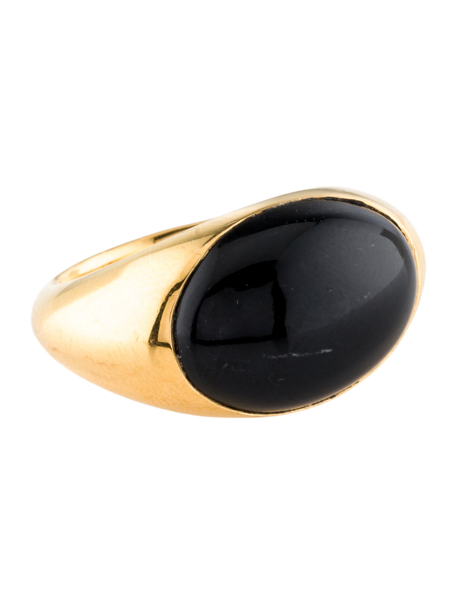 Monica Vinader x Kate Young Onyx Dome Ring