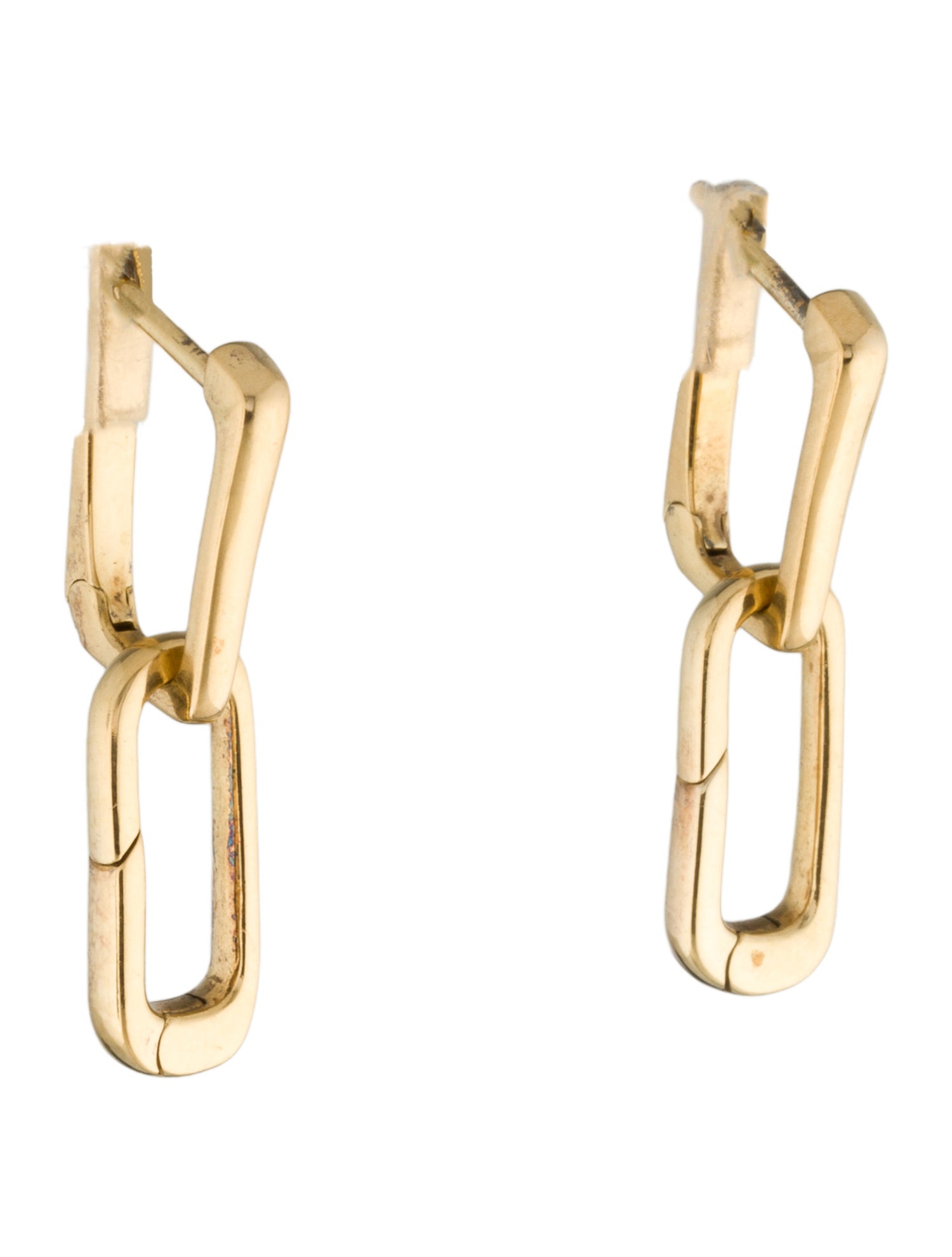 Monica Vinader Alta Charm Hoop Earrings