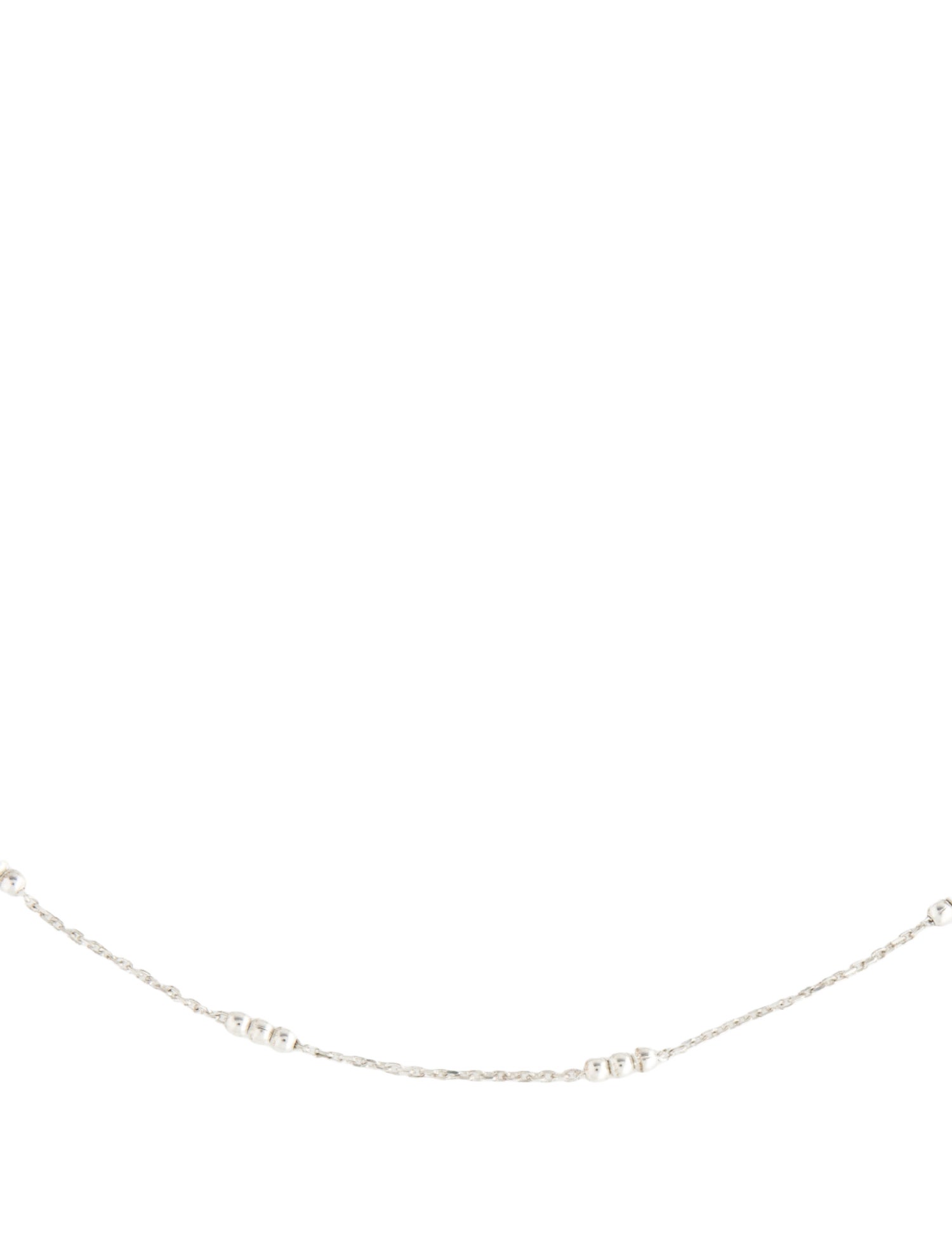 Monica Vinader Triple Beaded Chain Necklace