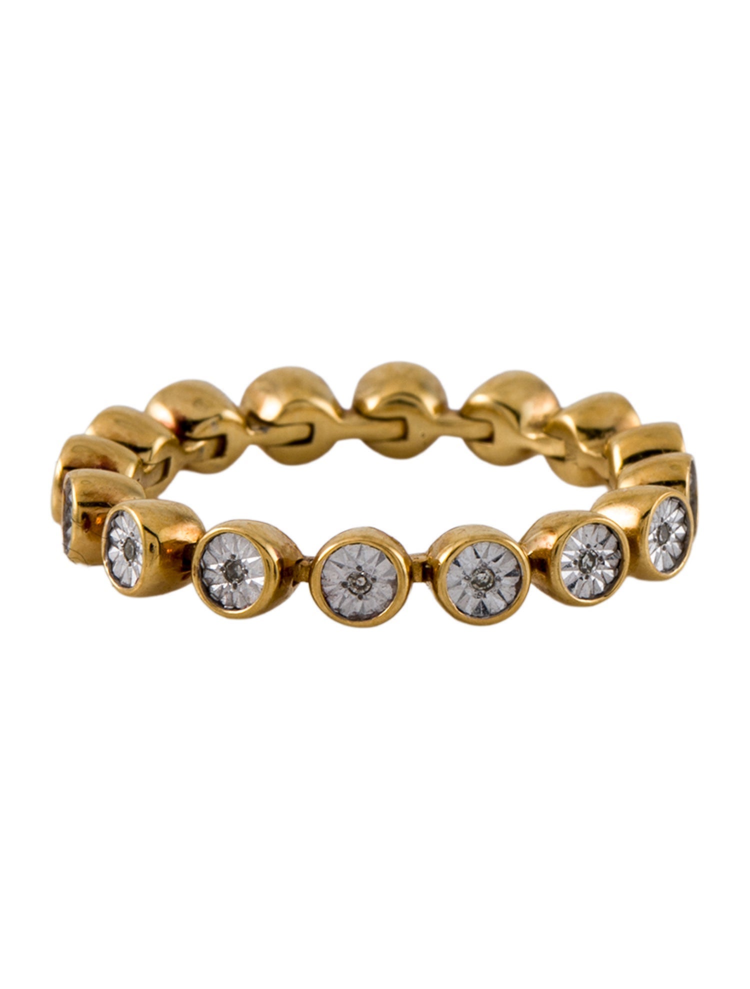 Monica Vinader Diamond Essential Tennis Ring