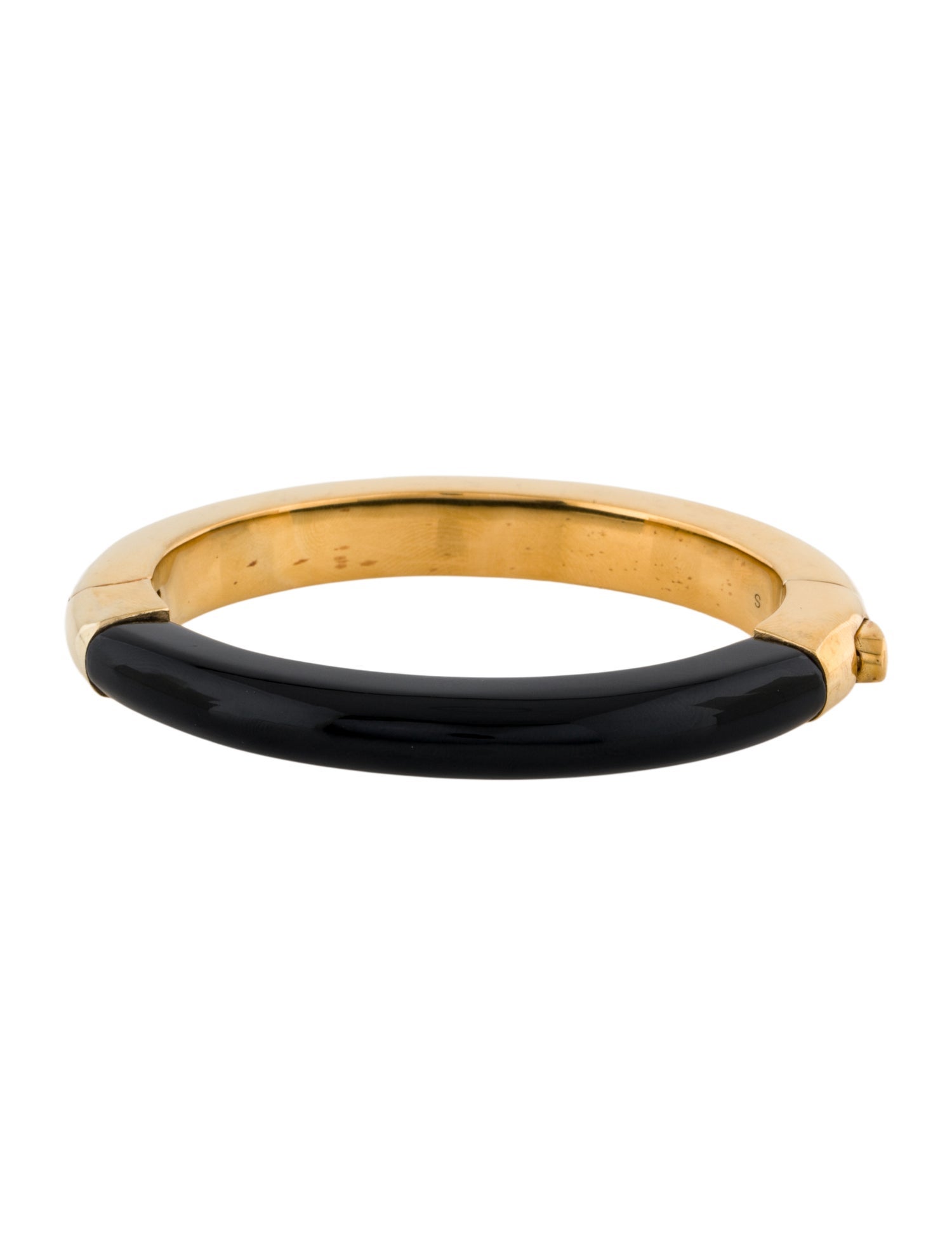 Monica Vinader x Kate Young Onyx Bangle Bracelet