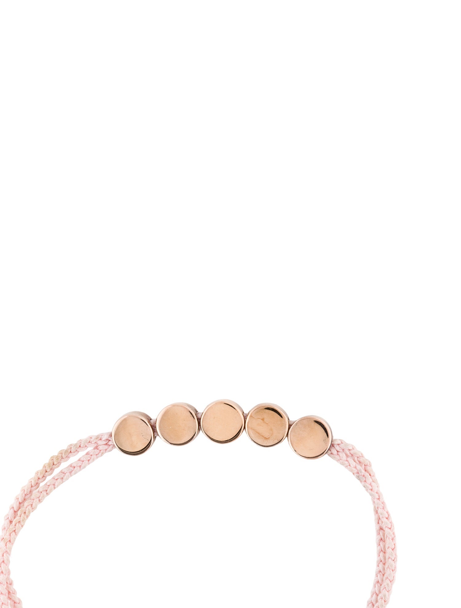 Monica Vinader Cord Linear Bead Friendship Wrap Bracelet