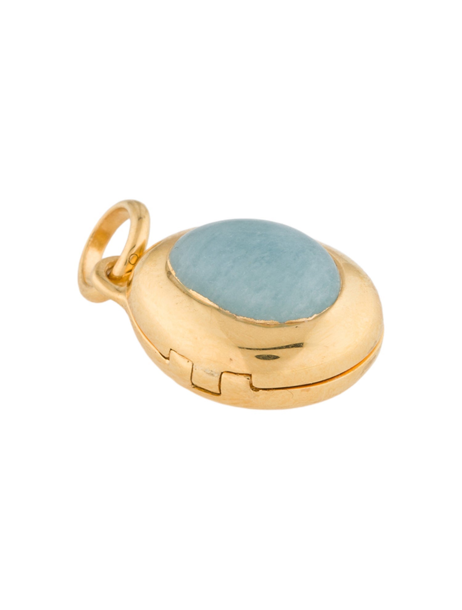 Monica Vinader Aquamarine Birthstone Locket Pendant