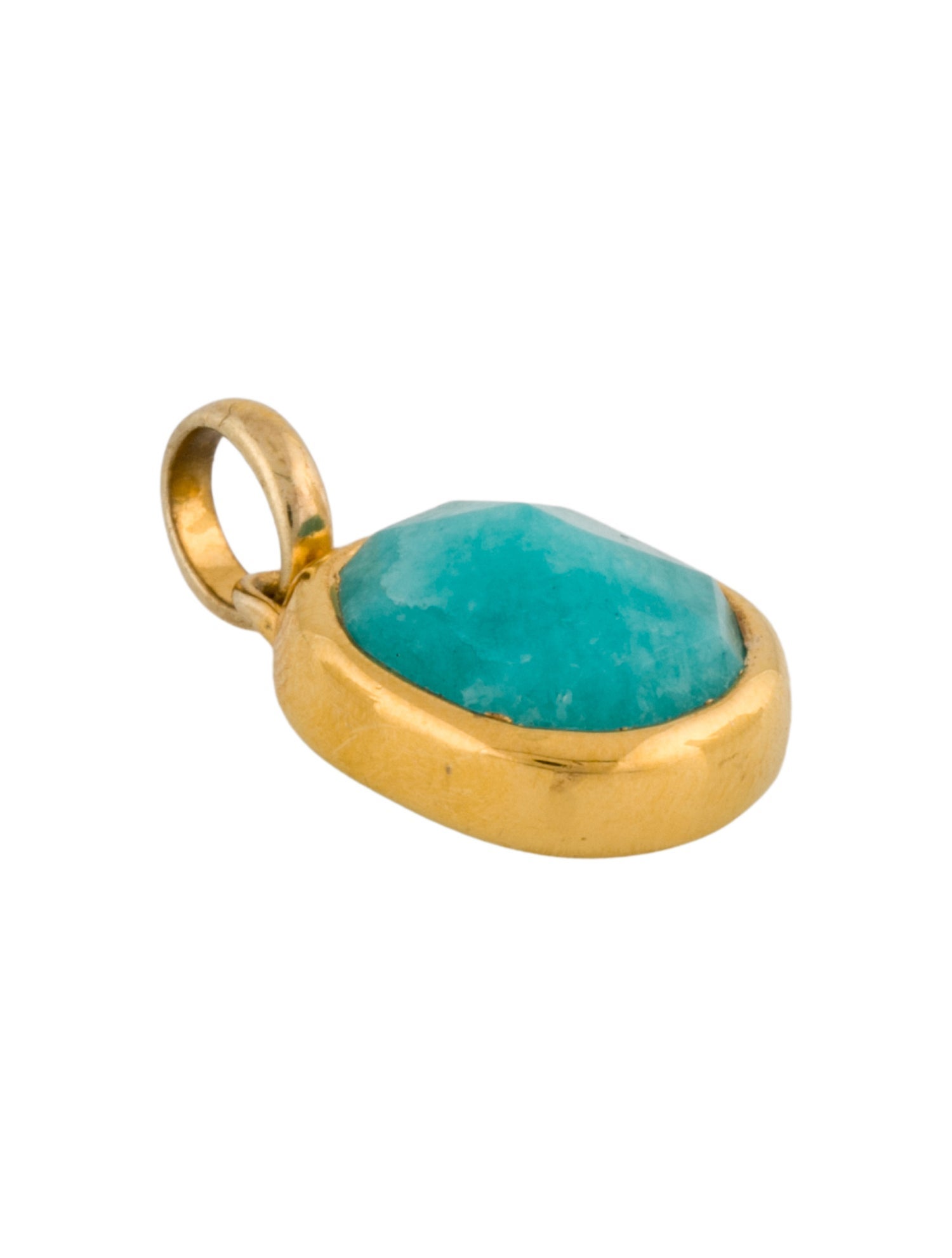 Monica Vinader Amazonite Siren Pendant Charm