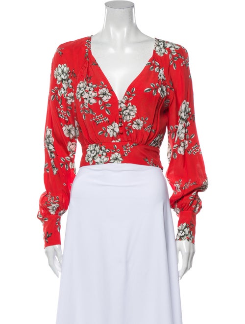 Marissa Webb 2019 Floral Print Crop Top w/ Tags Re