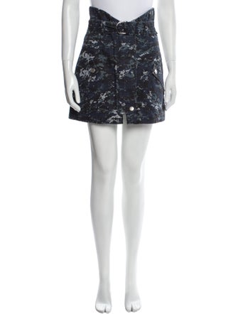 Marissa Webb Printed Mini Skirt