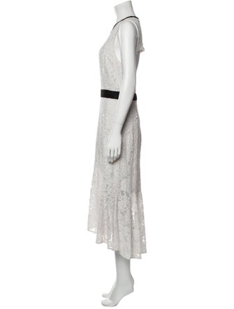 Marissa Webb Lace Pattern Long Dress