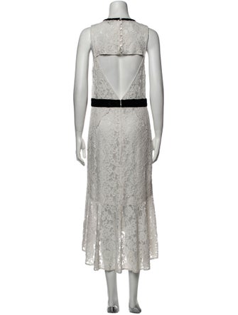 Marissa Webb Lace Pattern Long Dress