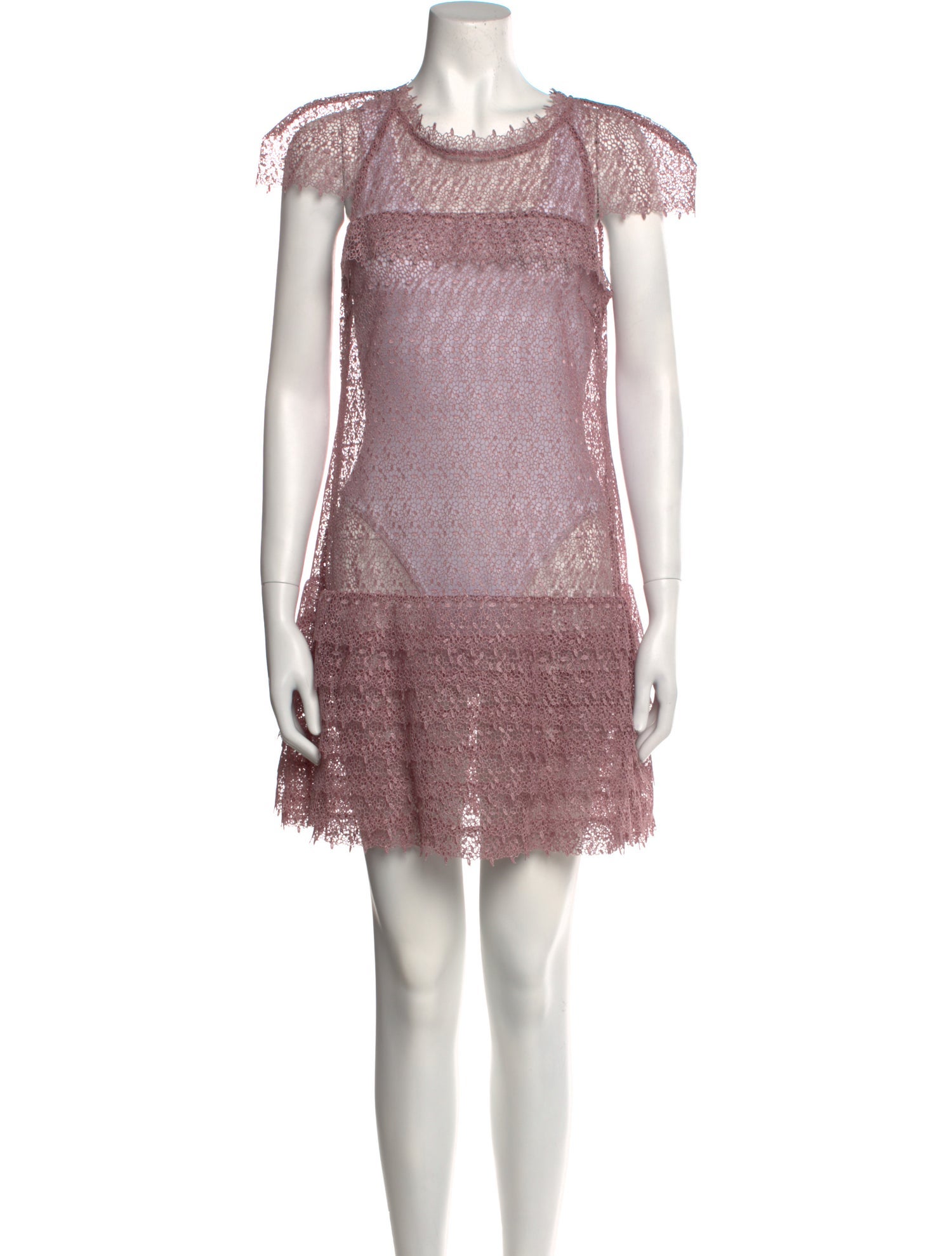 Marissa Webb Crew Neck Mini Dress