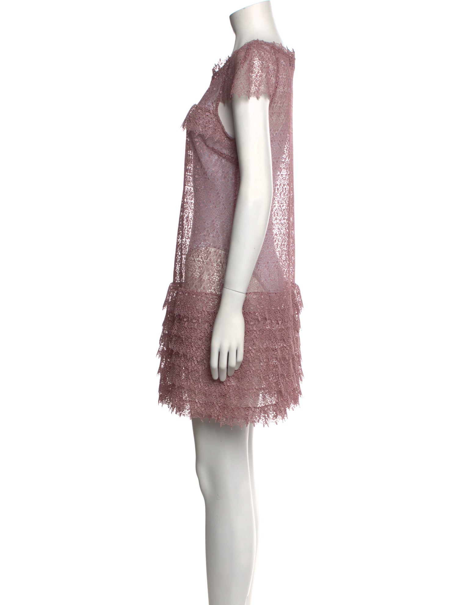 Marissa Webb Crew Neck Mini Dress