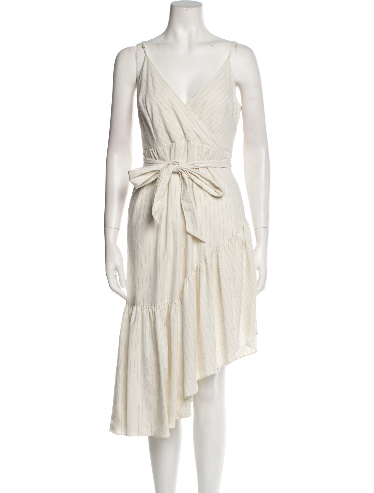 Marissa Webb V-Neck Midi Length Dress