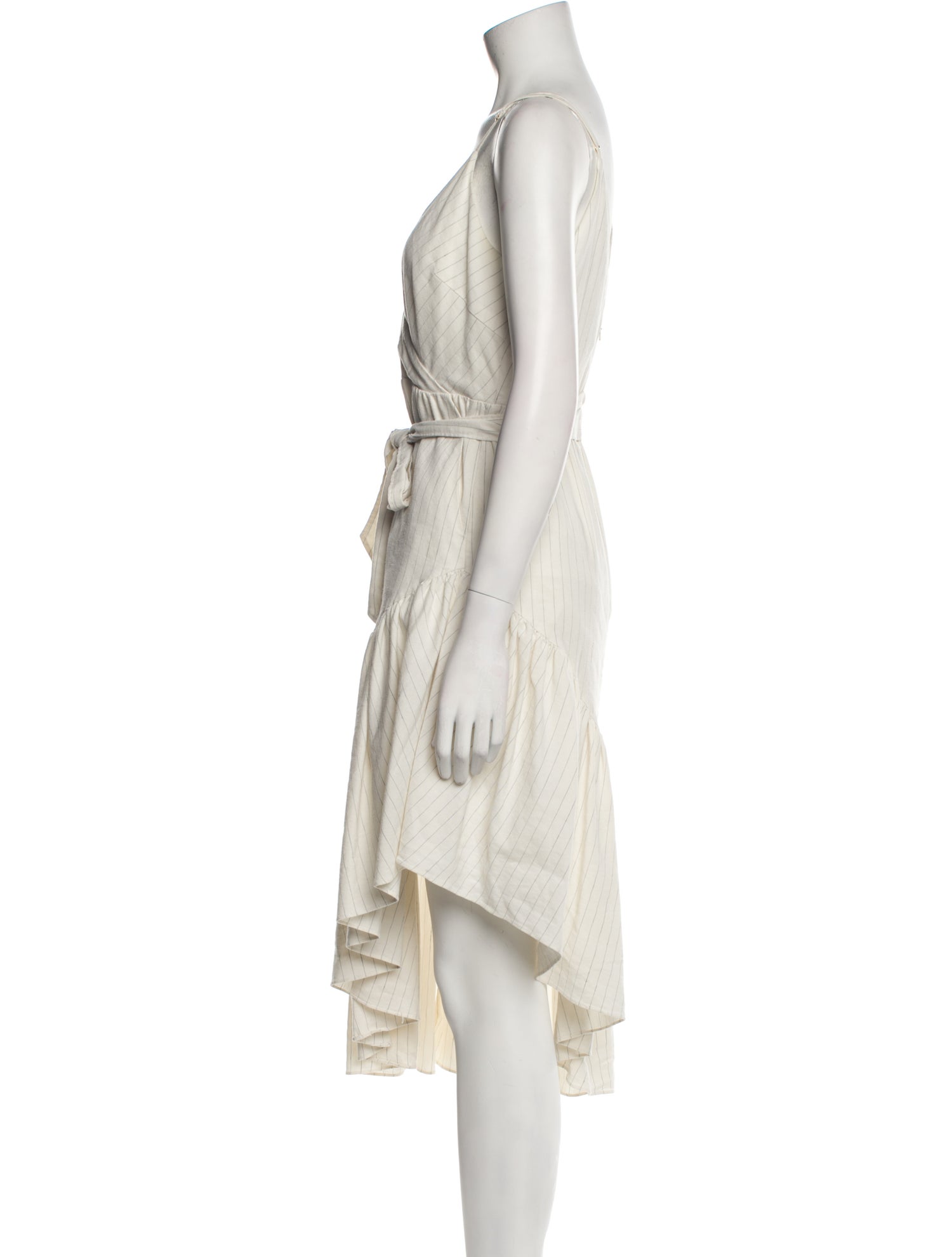 Marissa Webb V-Neck Midi Length Dress