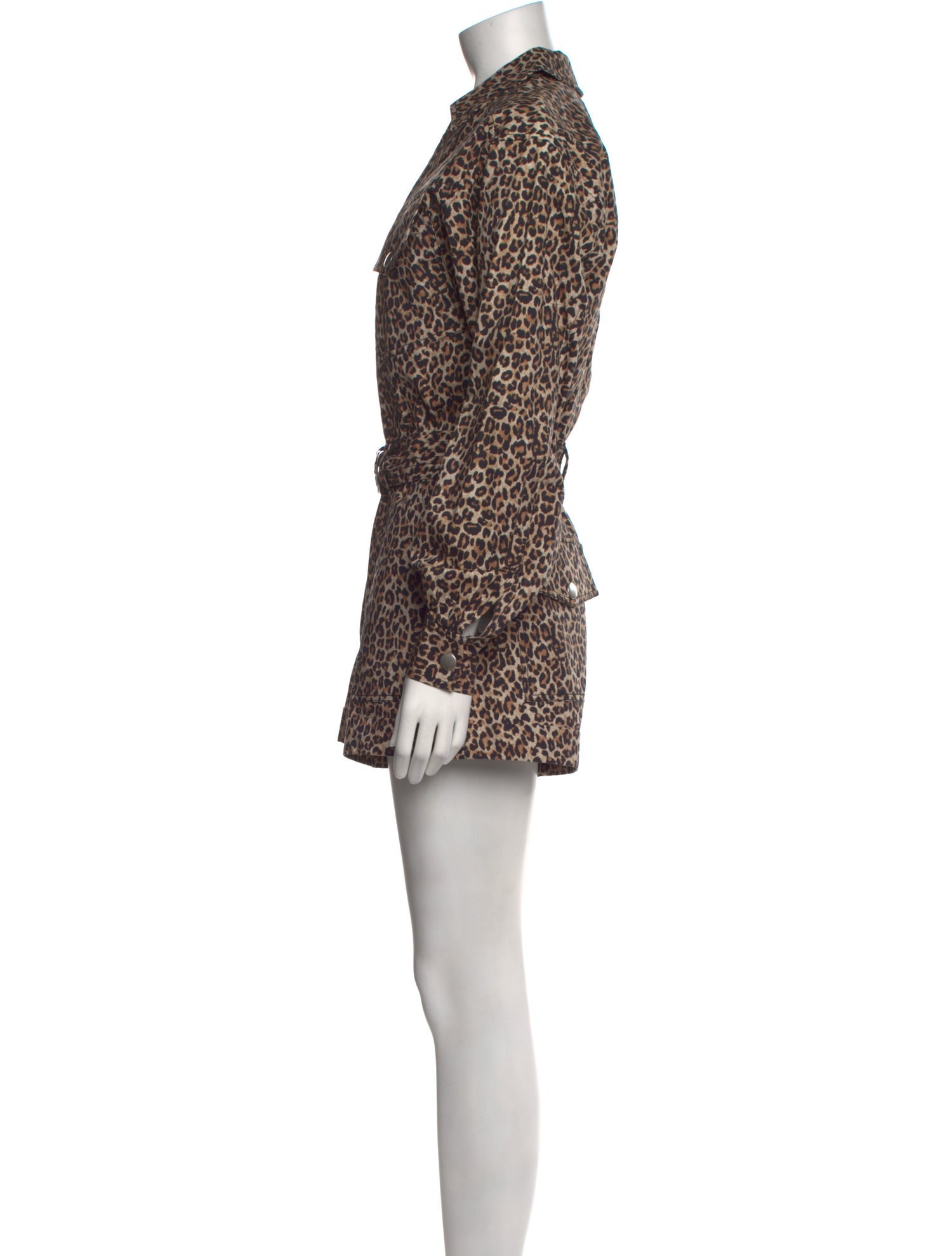 Marissa Webb Animal Print Romper