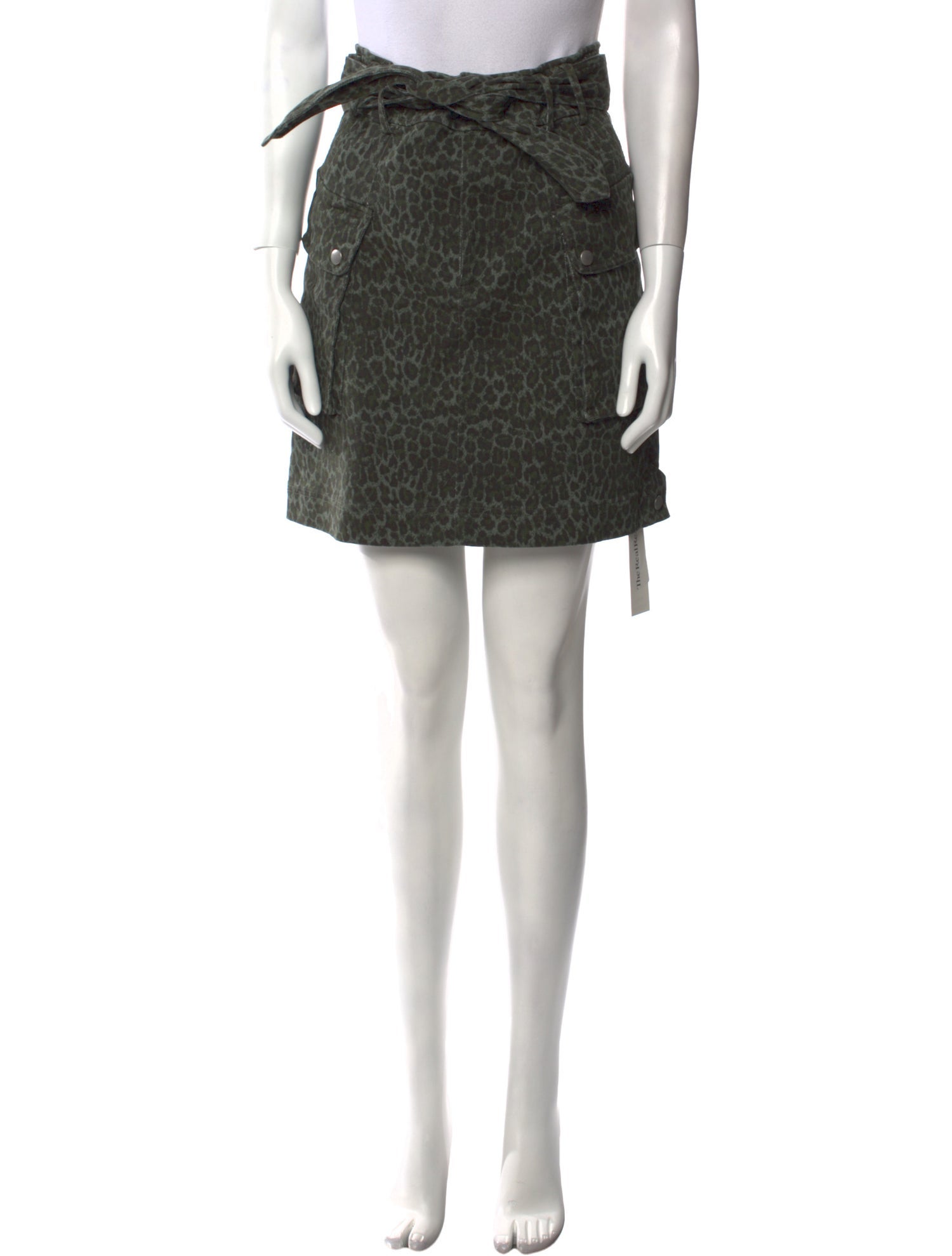 Marissa Webb Animal Print Mini Skirt