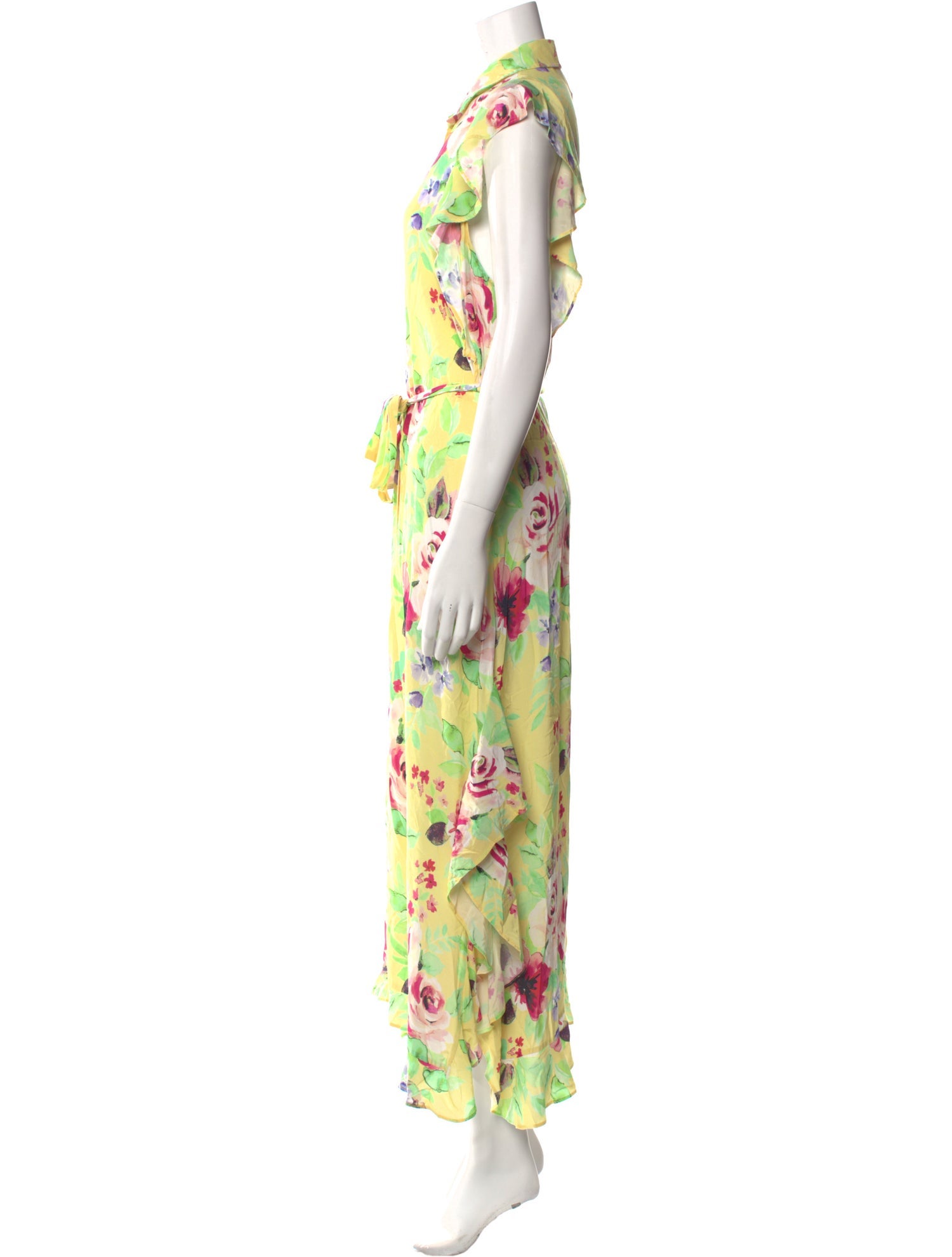 Marissa Webb Floral Print Long Dress