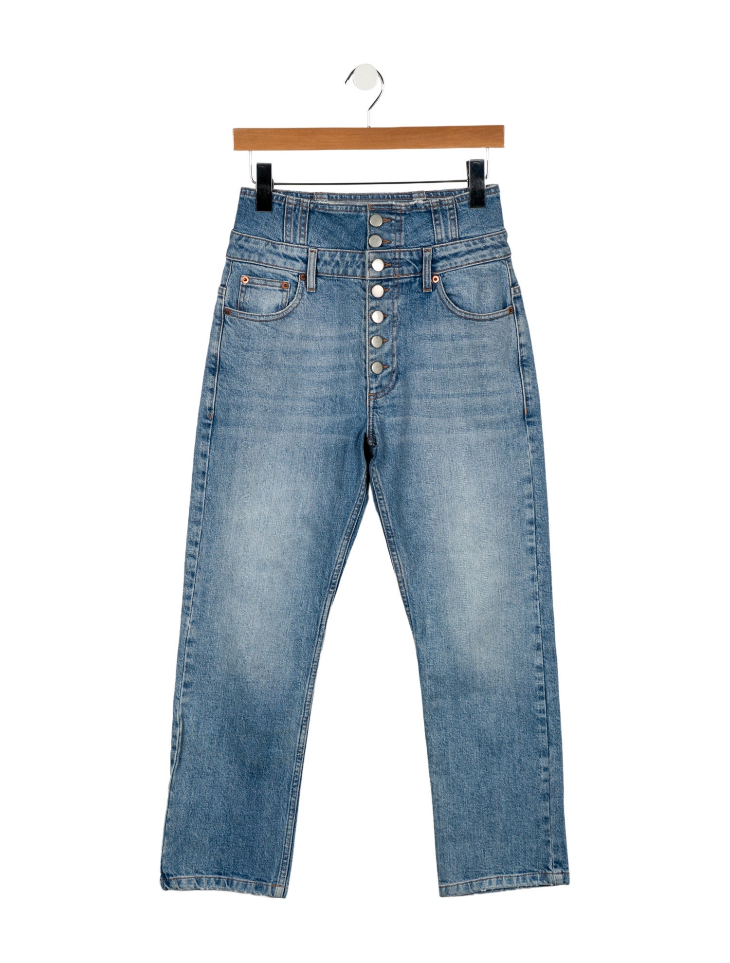 Marissa Webb High-Rise Straight Leg Jeans