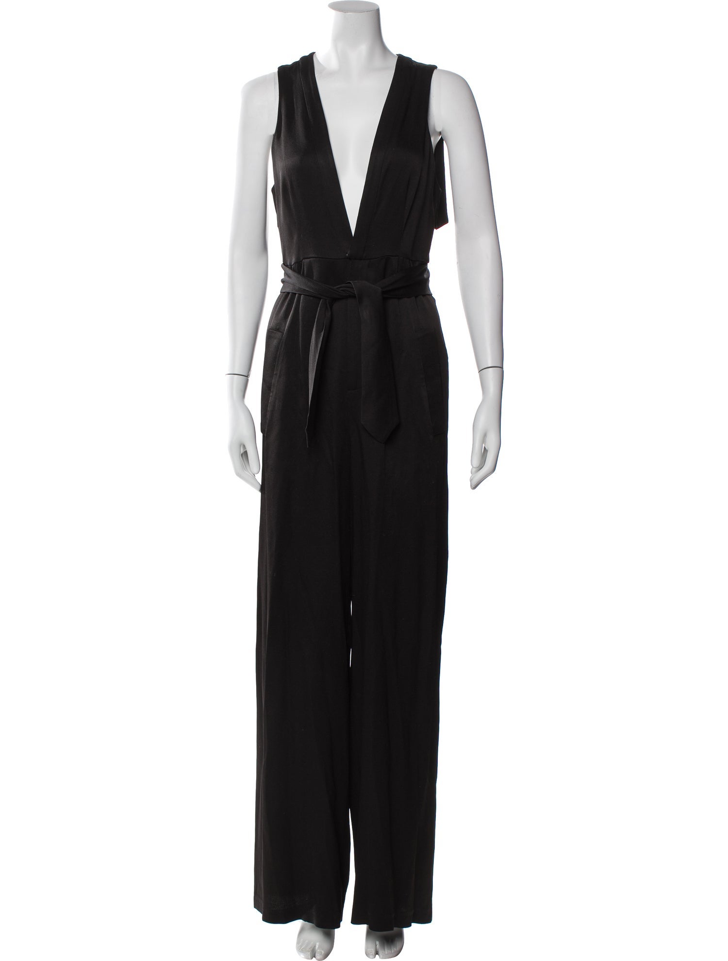 Marissa Webb Plunge Neckline Jumpsuit