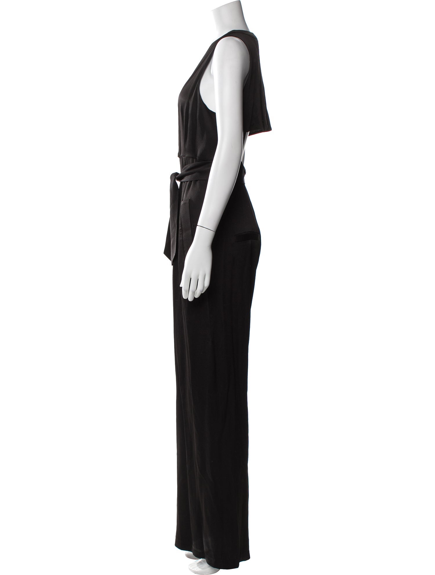 Marissa Webb Plunge Neckline Jumpsuit