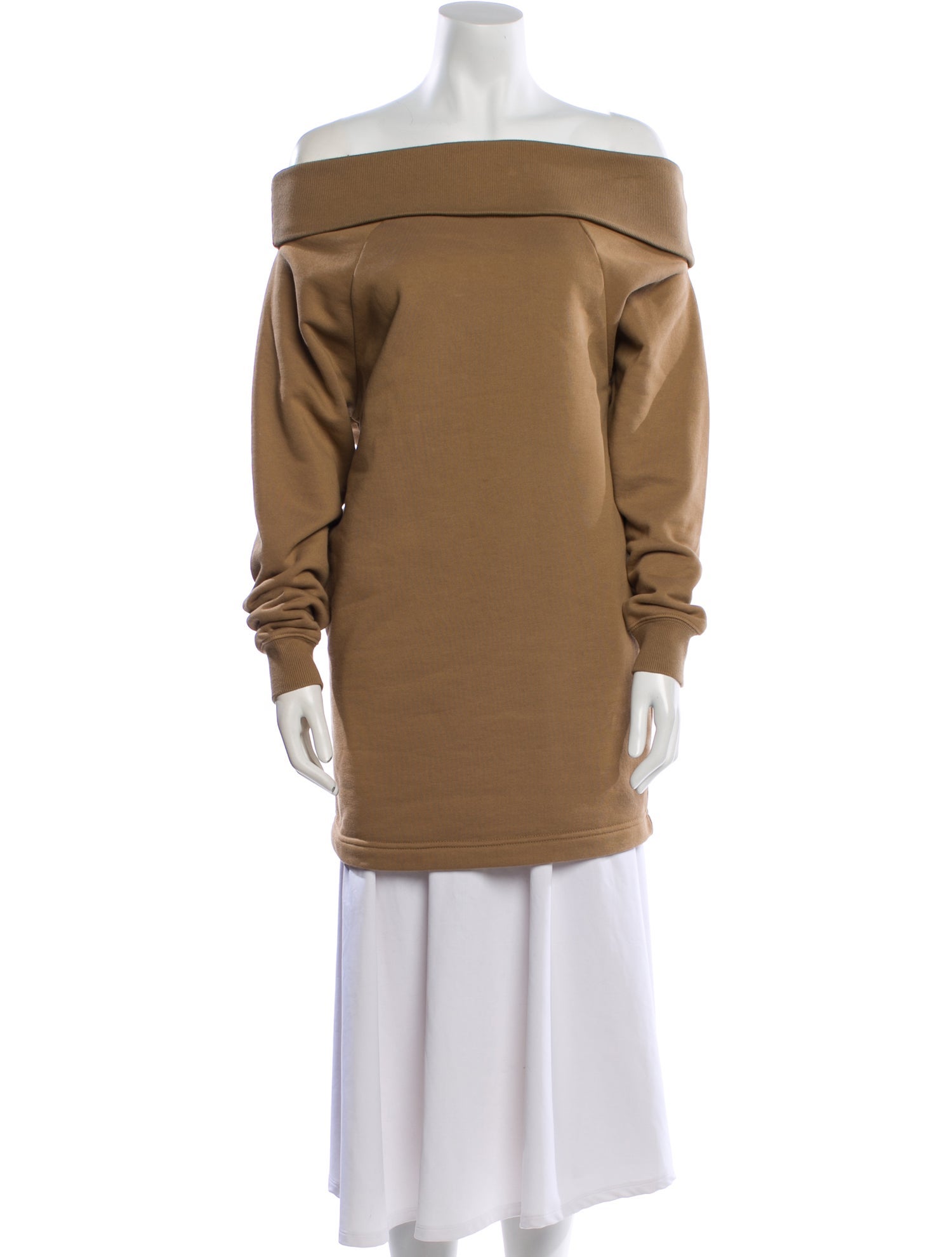 Marissa Webb Off-The-Shoulder Long Sleeve Tunic