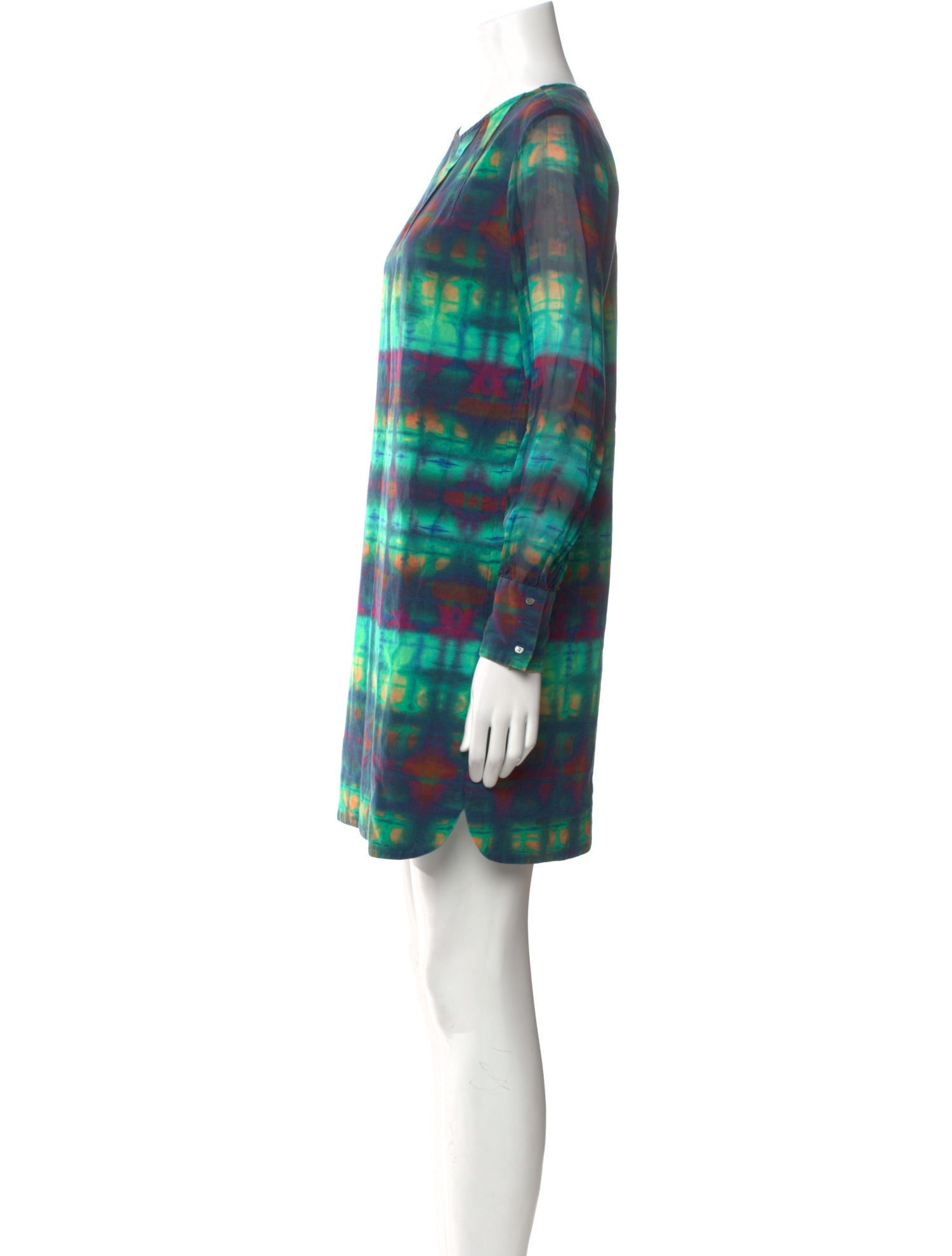 Marissa Webb Tie-Dye Print Mini Dress