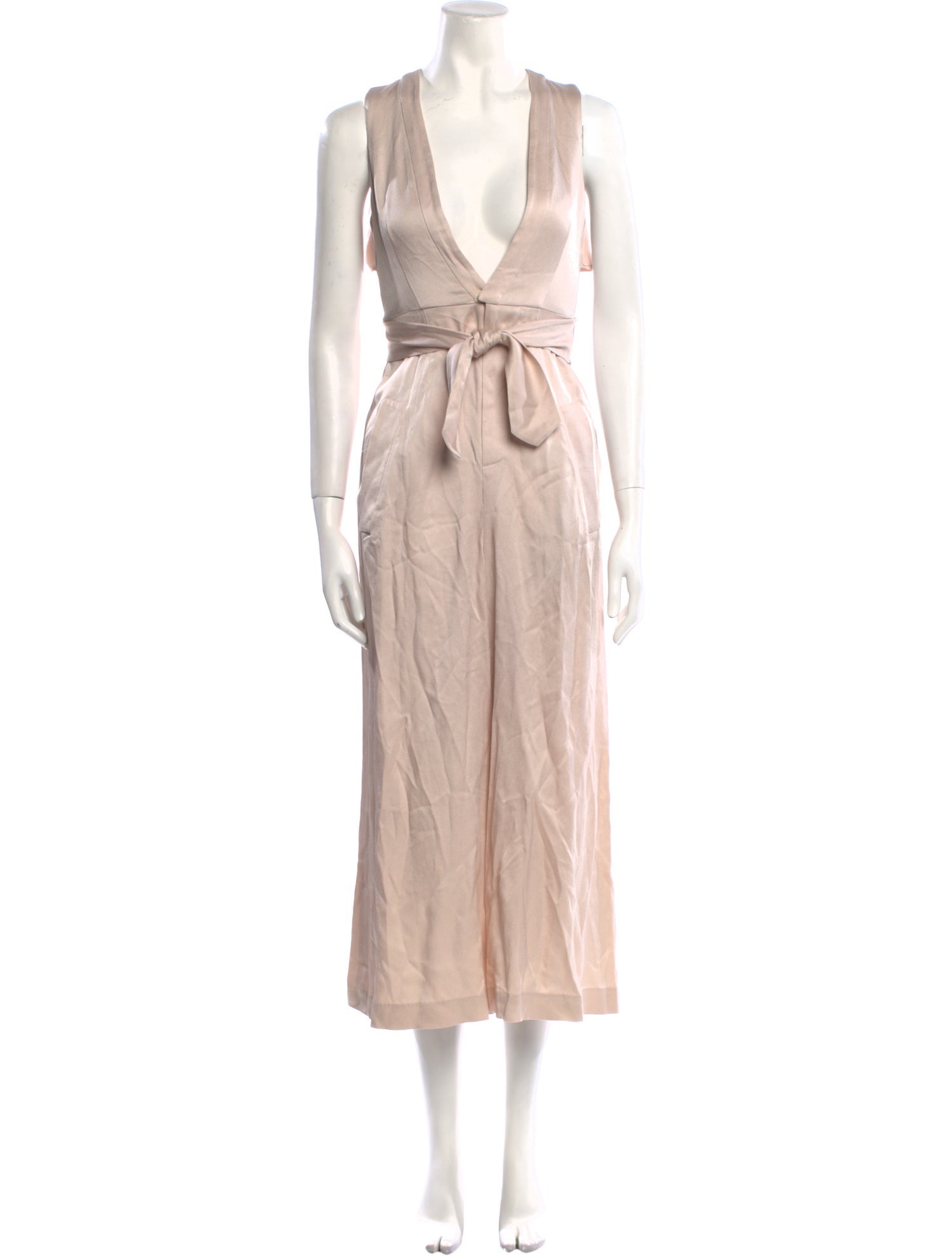 Marissa Webb Plunge Neckline Jumpsuit