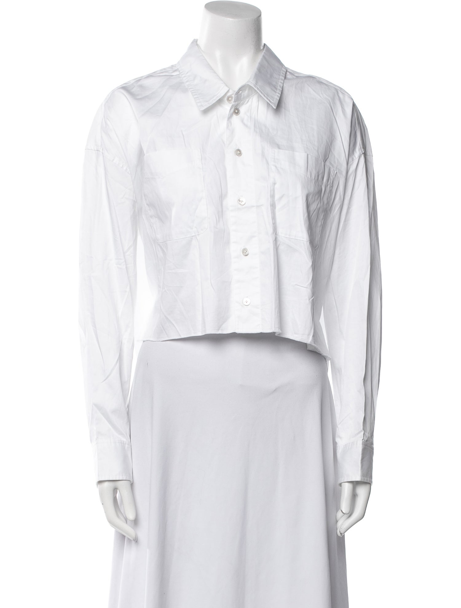 Marissa Webb Long Sleeve Crop Top