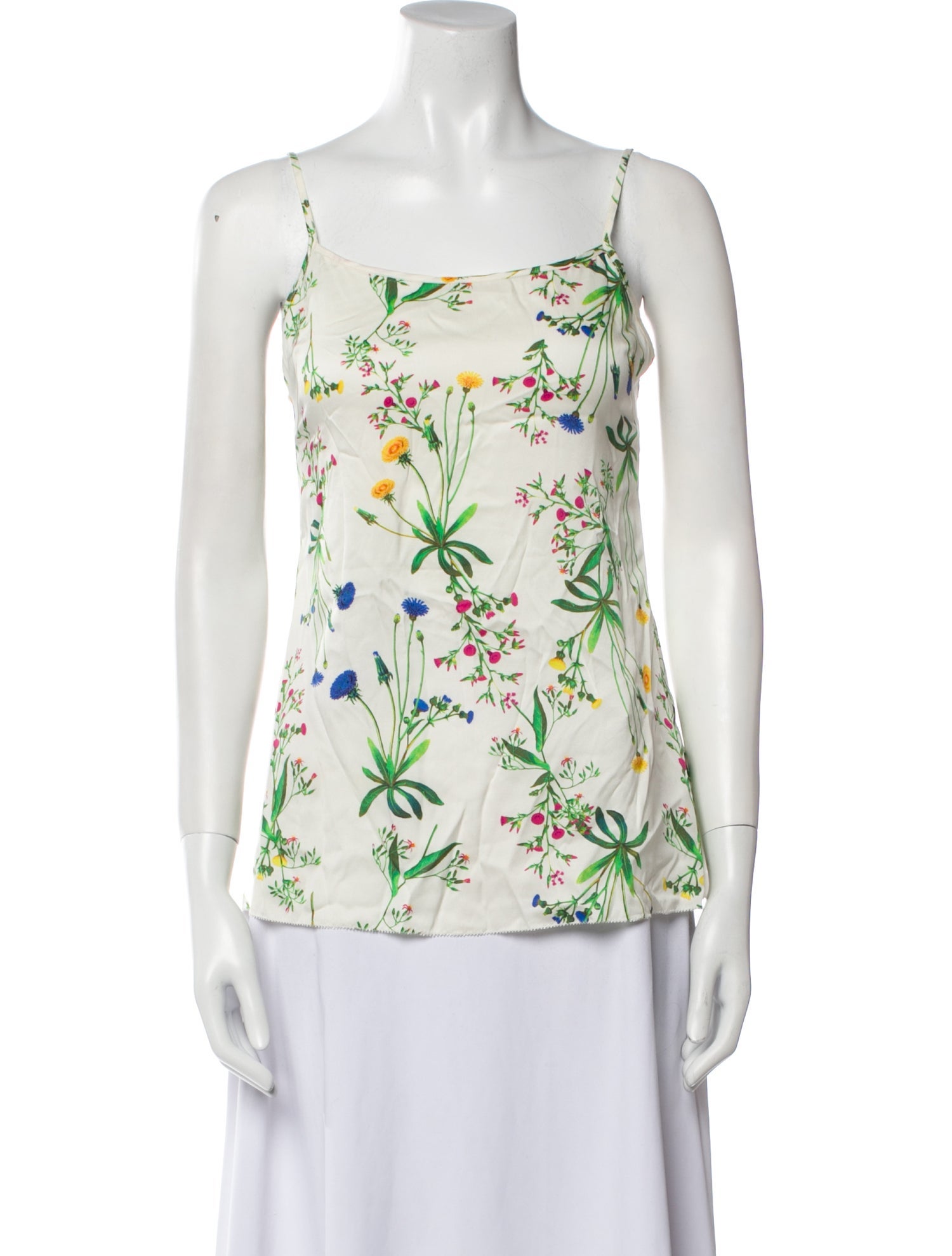 Marissa Webb Silk Floral Print Top