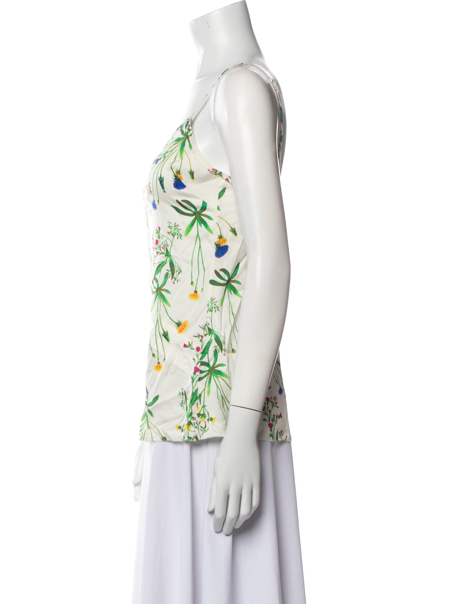 Marissa Webb Silk Floral Print Top