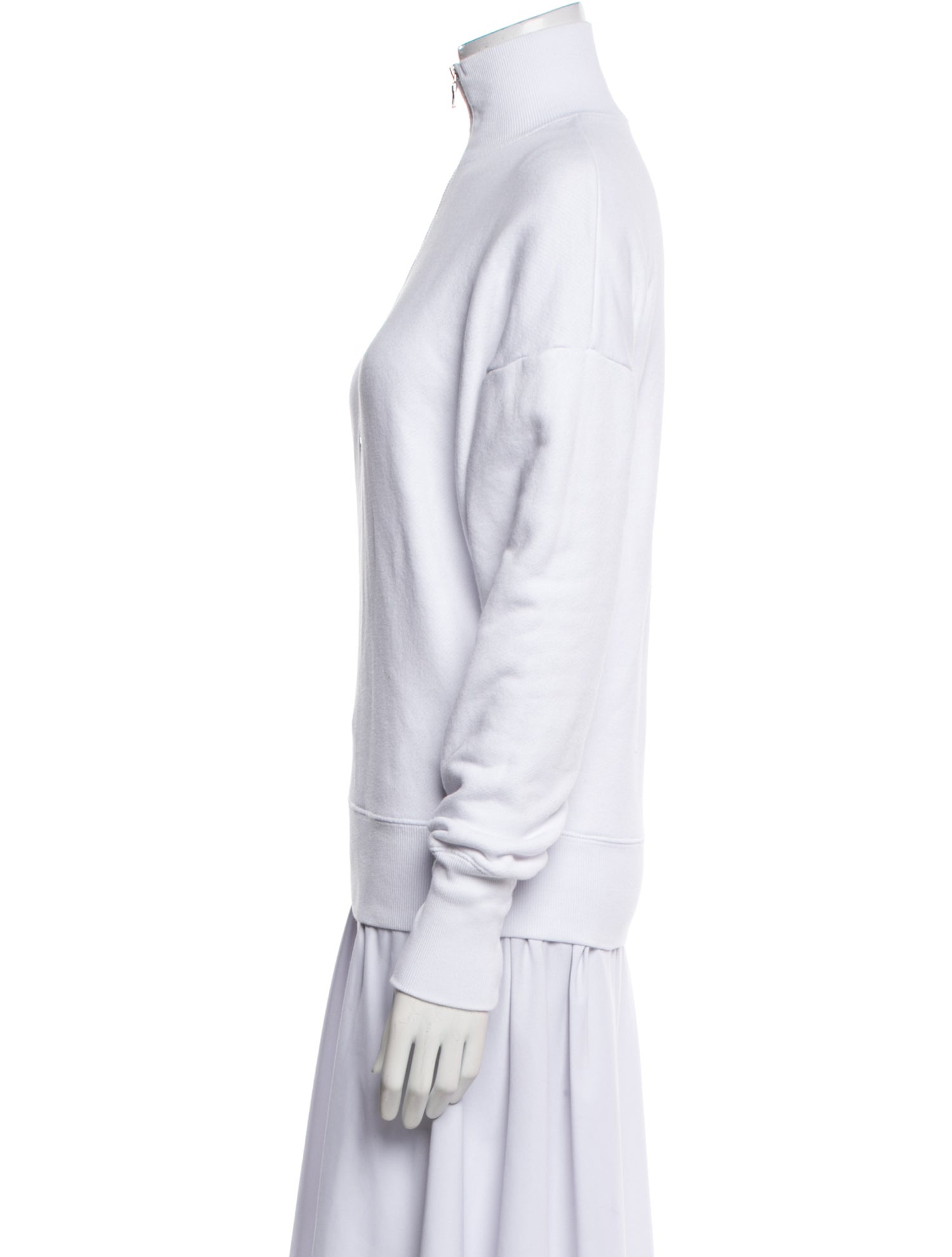 Marissa Webb Mock Neck Long Sleeve Sweatshirt