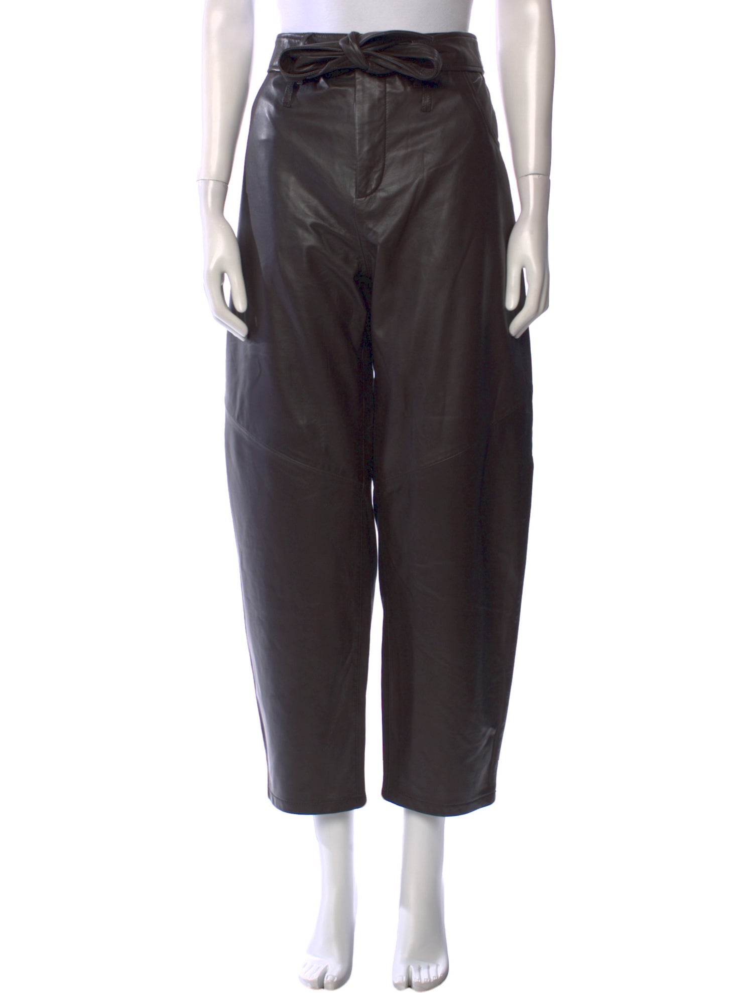 Marissa Webb Lamb Leather Straight Leg Pants w/ Tags