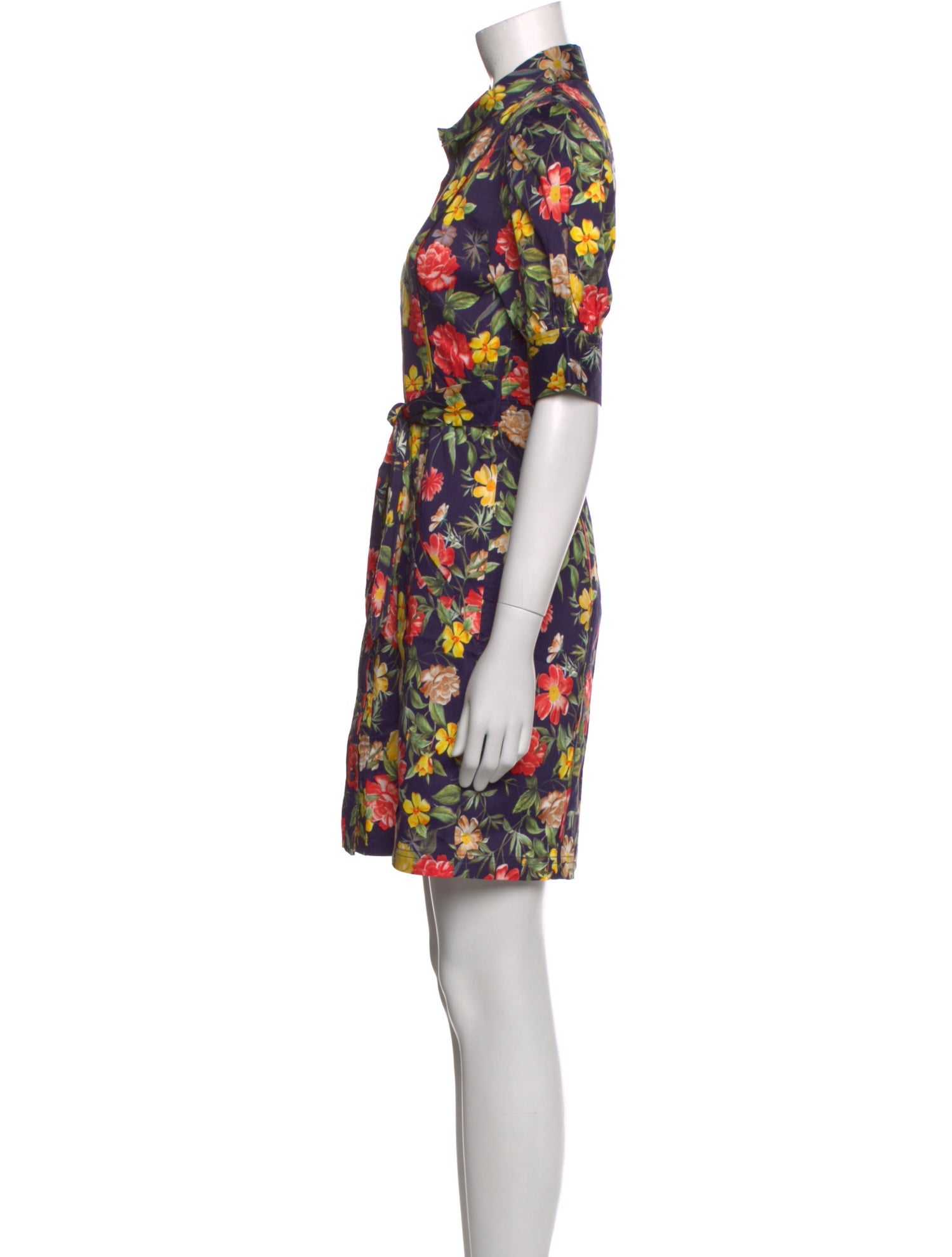 Marissa Webb Floral Print Mini Dress