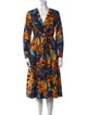 Marissa Webb Printed Midi Length Dress