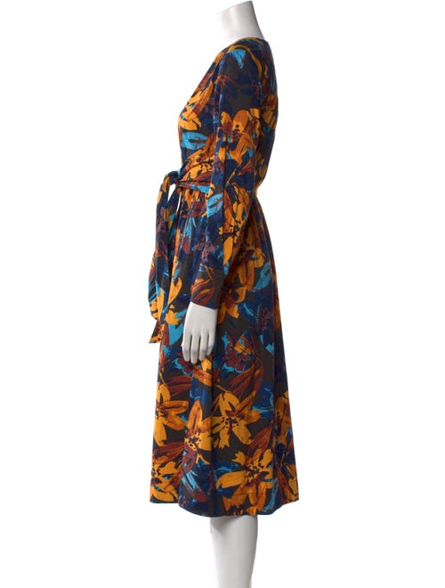 Marissa Webb Printed Midi Length Dress