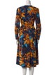 Marissa Webb Printed Midi Length Dress