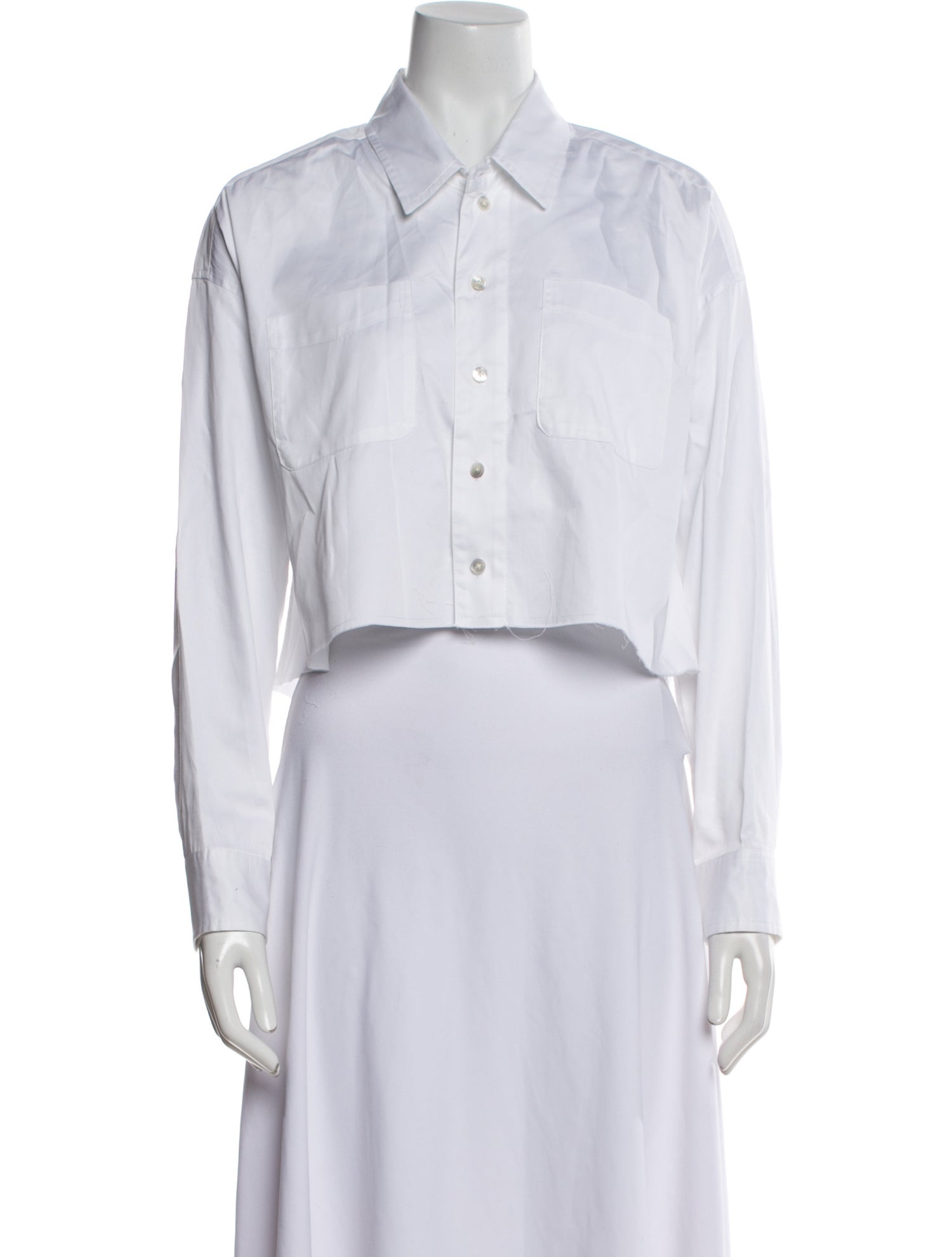 Marissa Webb Long Sleeve Crop Top