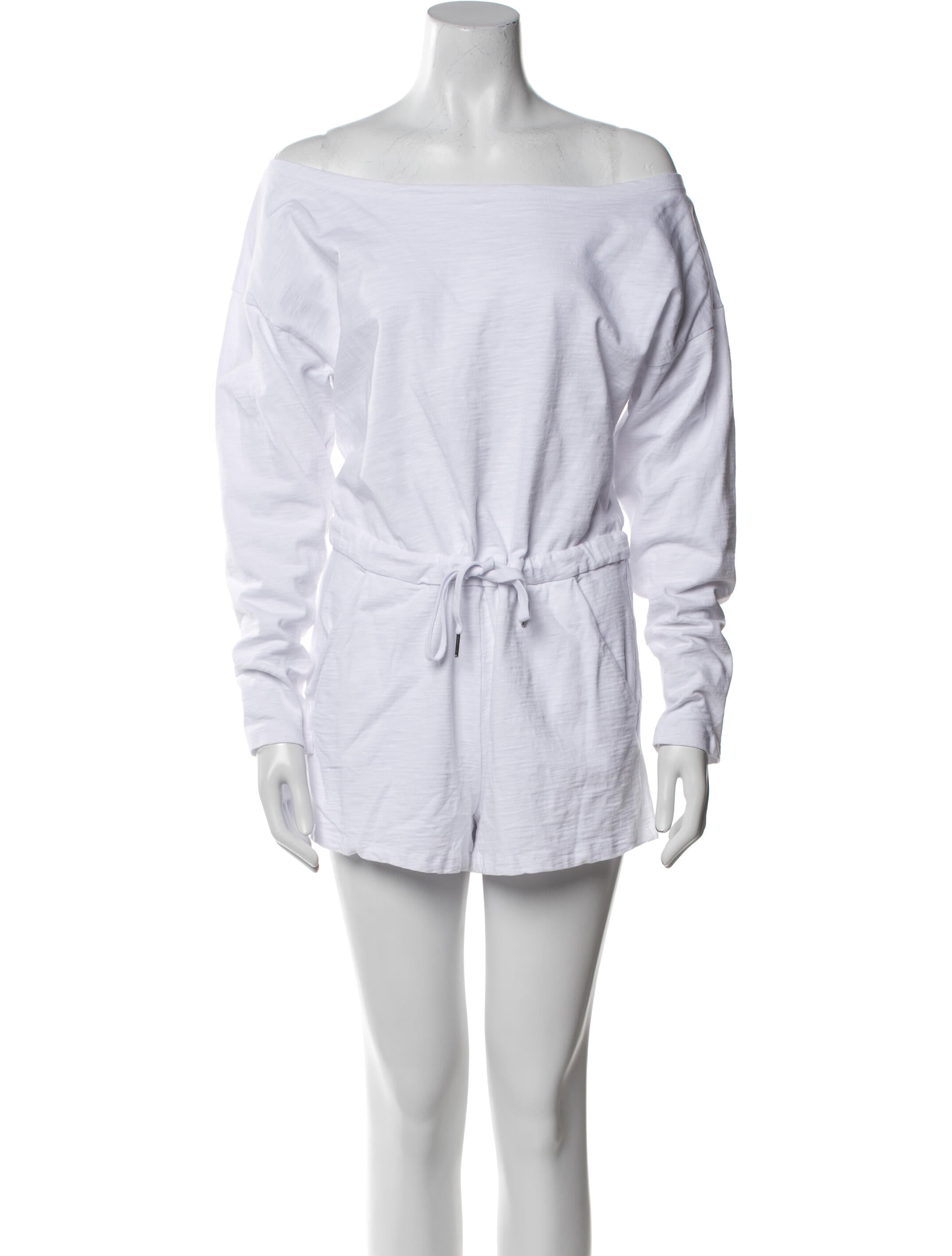 Marissa Webb Off-The-Shoulder Romper