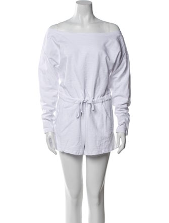 Marissa Webb Off-The-Shoulder Romper