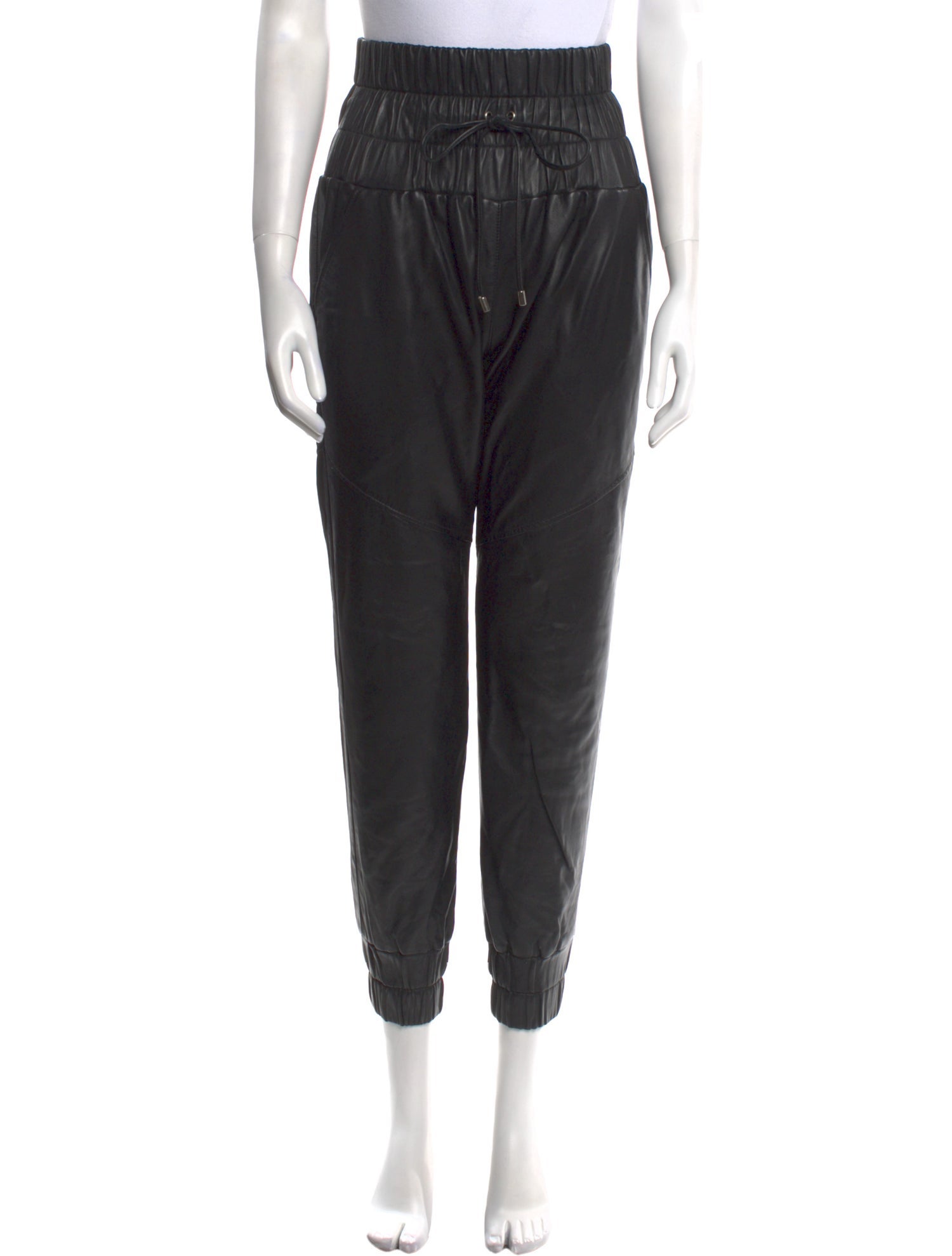Marissa Webb Lamb Leather Skinny Leg Pants