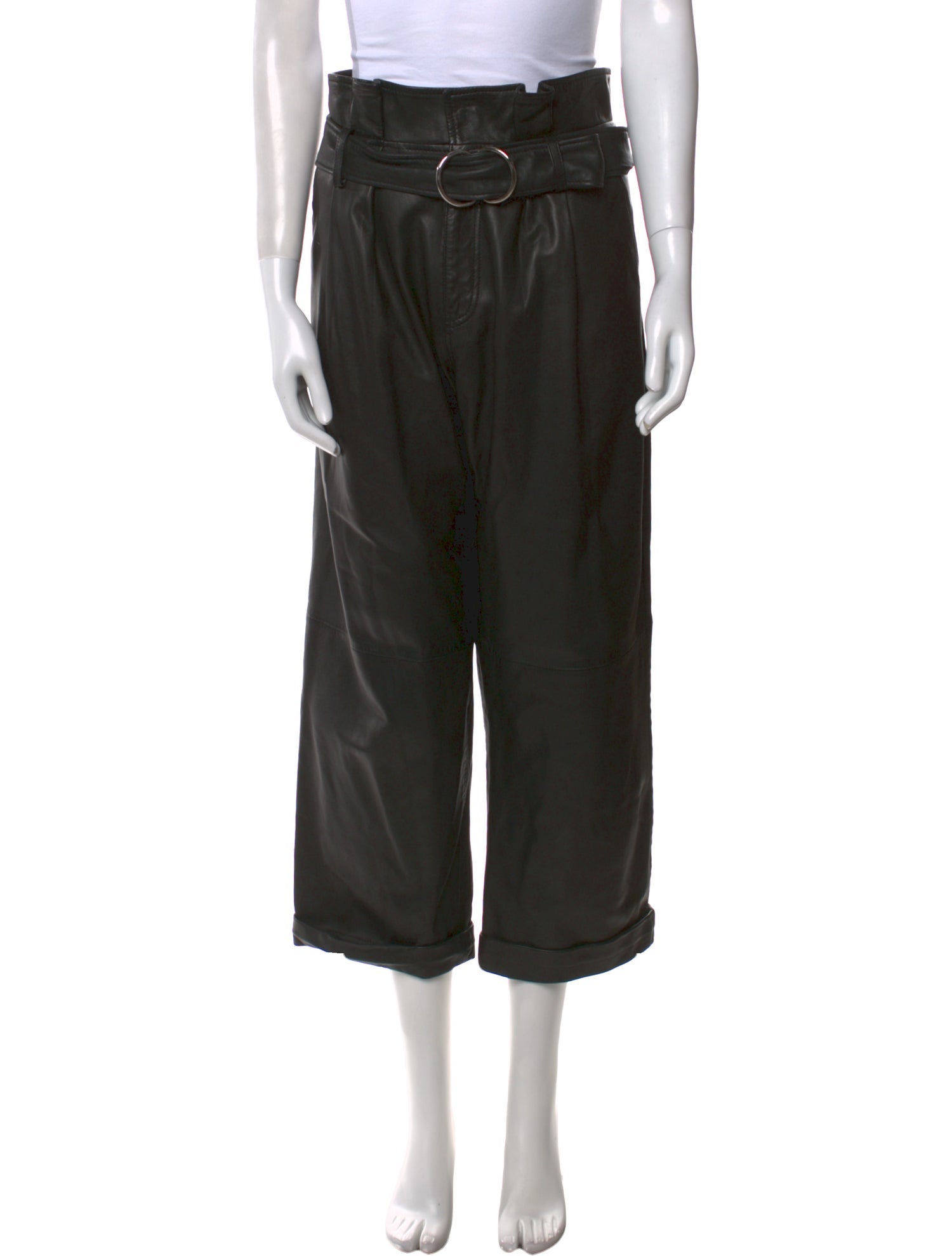 Marissa Webb Lamb Leather Wide Leg Pants