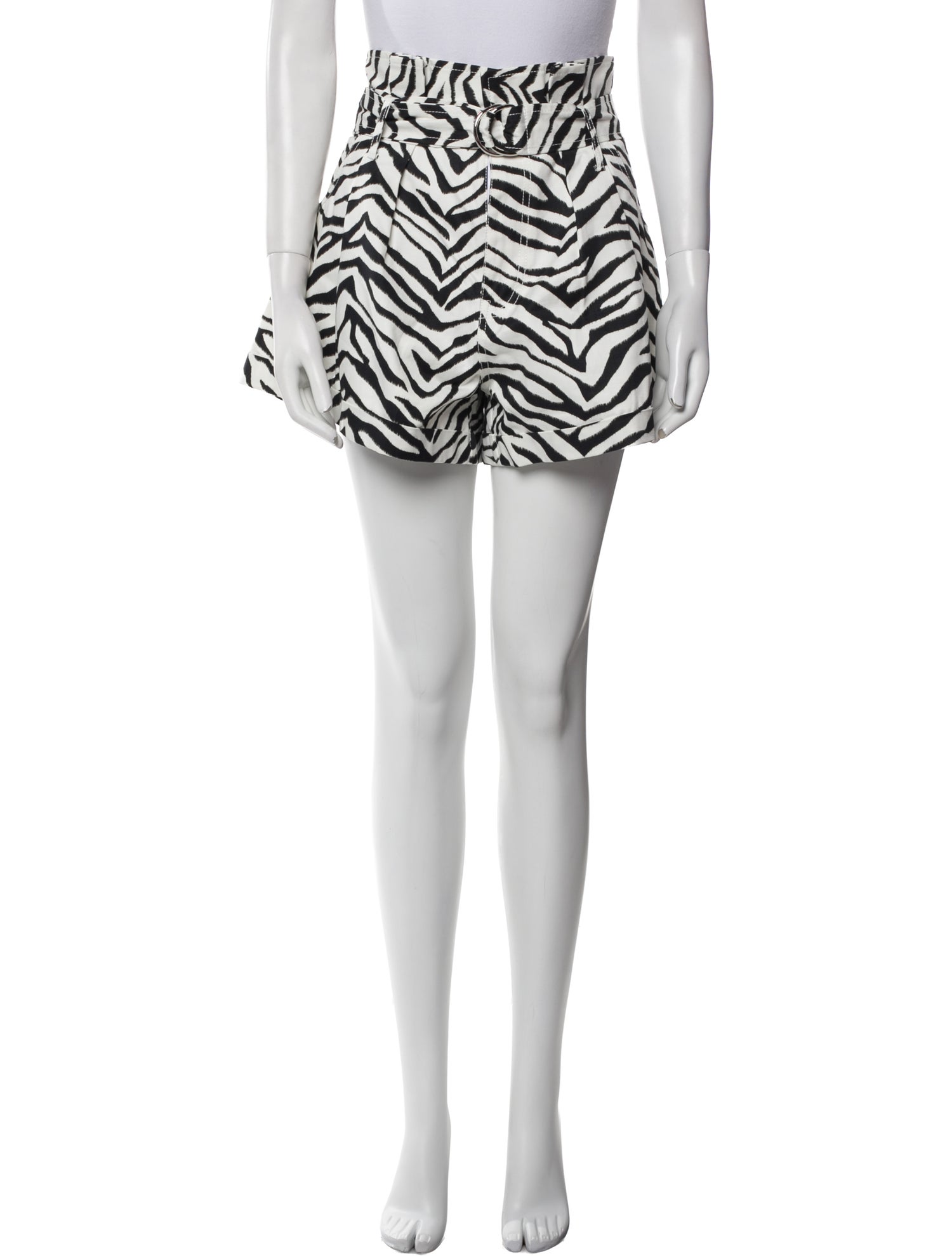 Marissa Webb Animal Print Mini Shorts