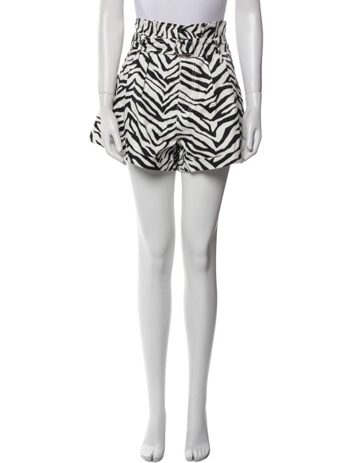 Marissa Webb Animal Print Mini Shorts