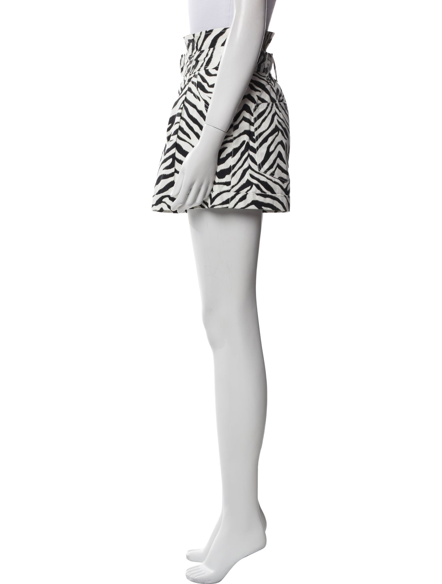 Marissa Webb Animal Print Mini Shorts