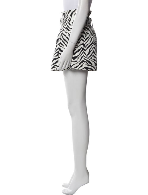 Marissa Webb Animal Print Mini Shorts
