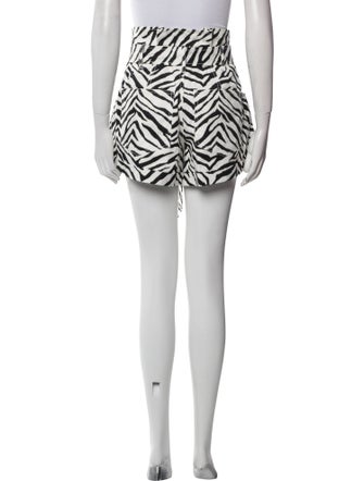 Marissa Webb Animal Print Mini Shorts