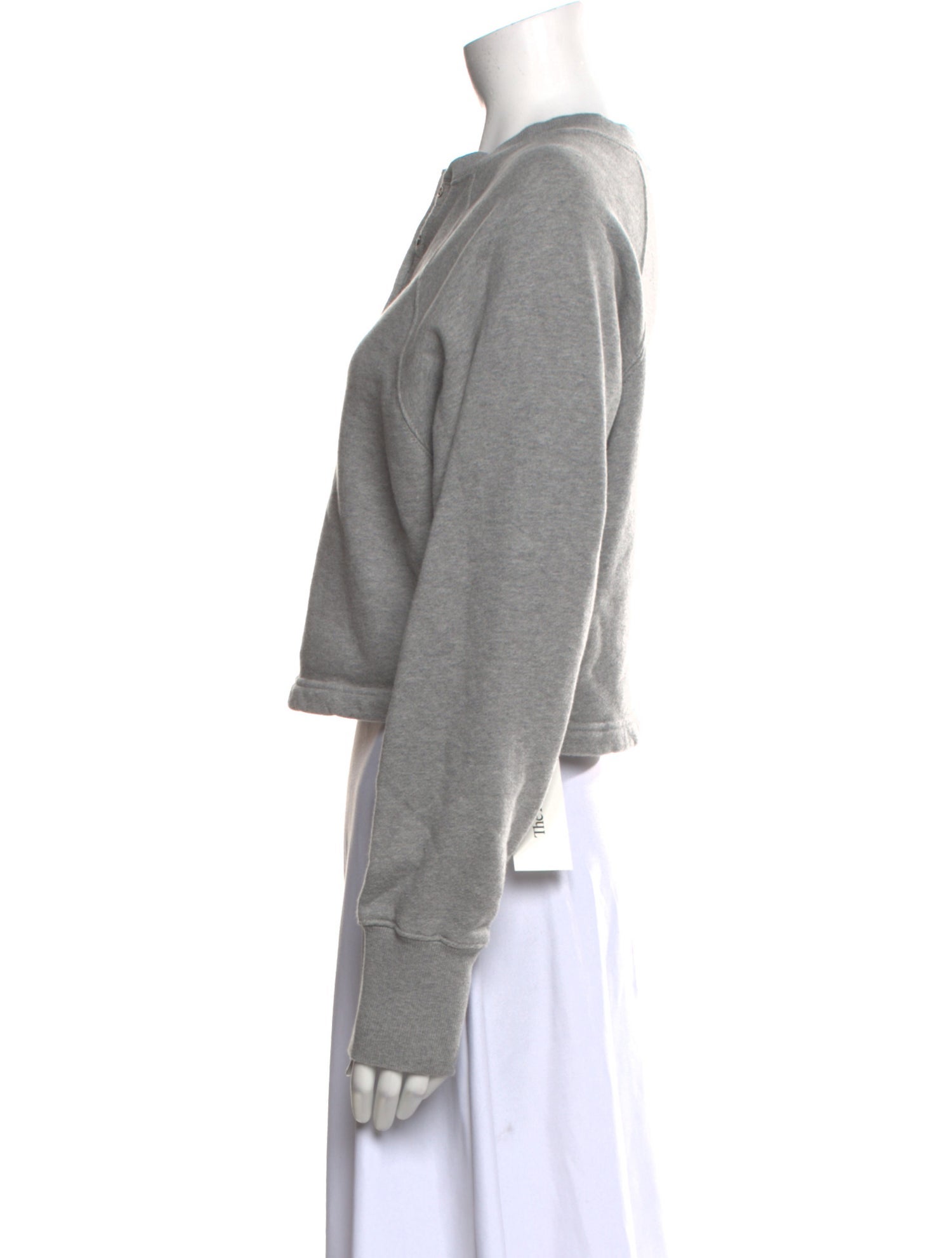 Marissa Webb V-Neck Long Sleeve Sweatshirt