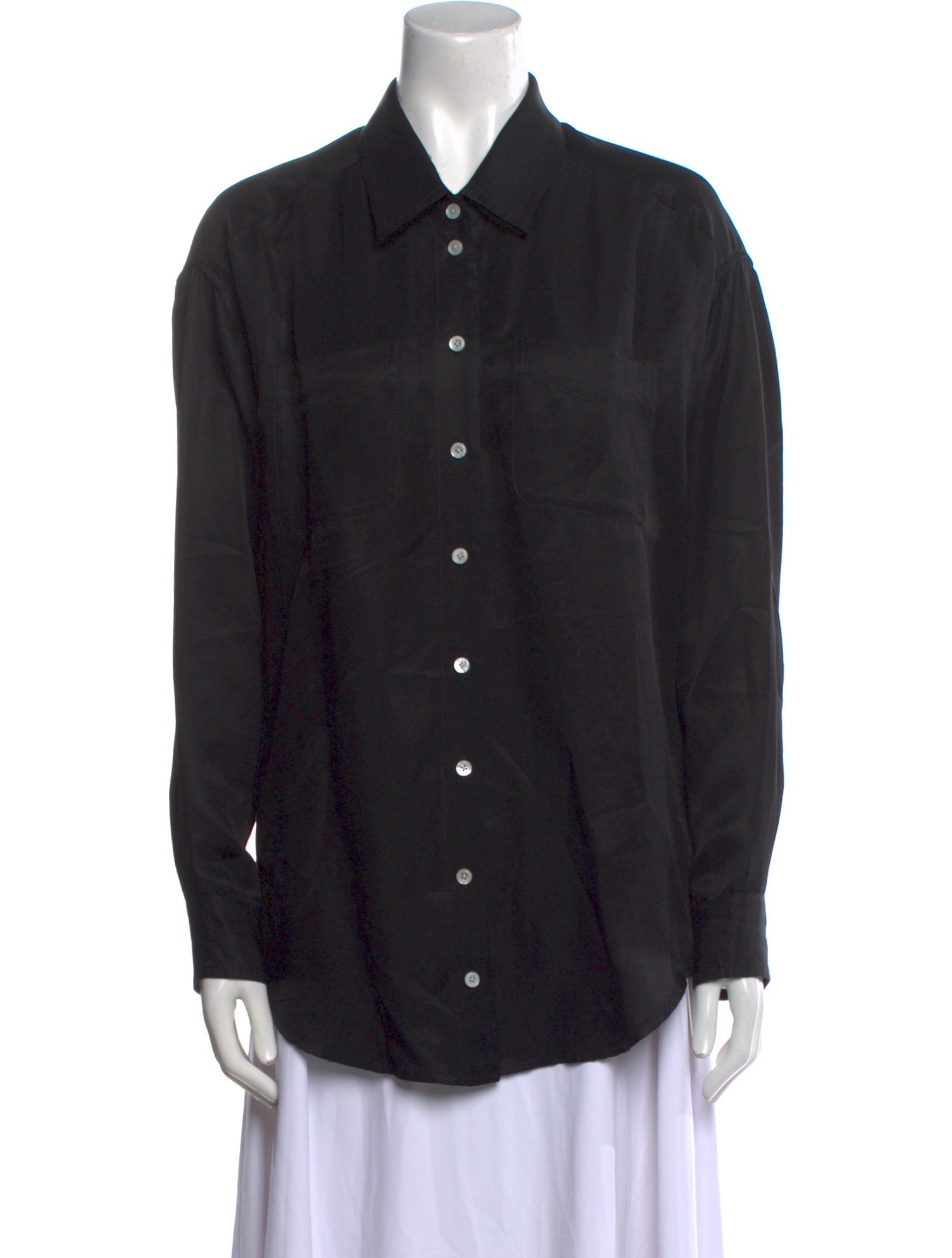 Marissa Webb Long Sleeve Button-Up Top