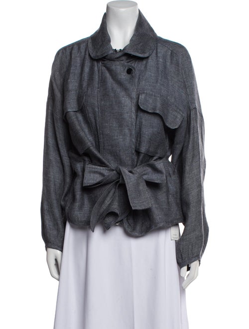 Marissa Webb Linen Tweed Pattern Jacket