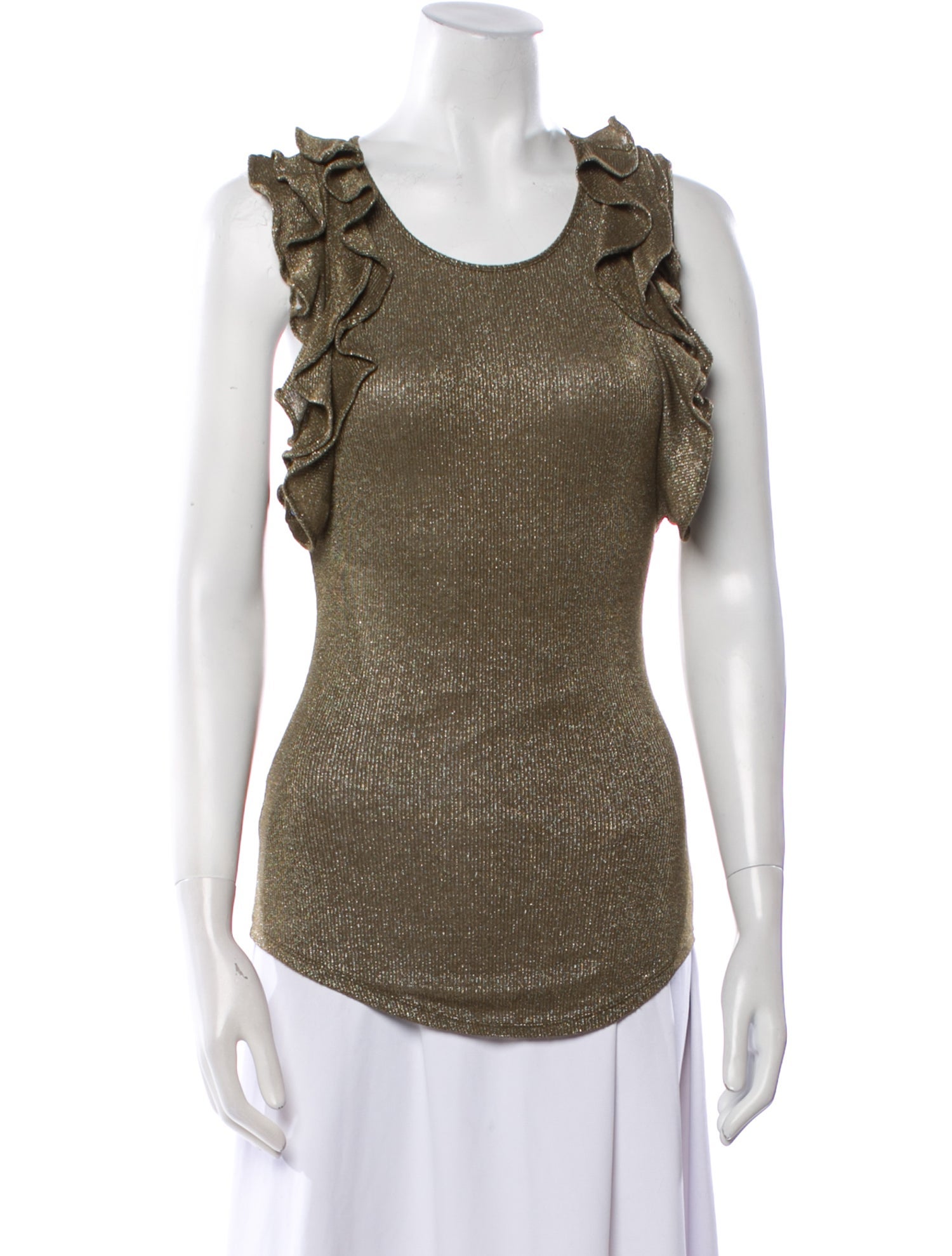 Marissa Webb Scoop Neck Sleeveless Top