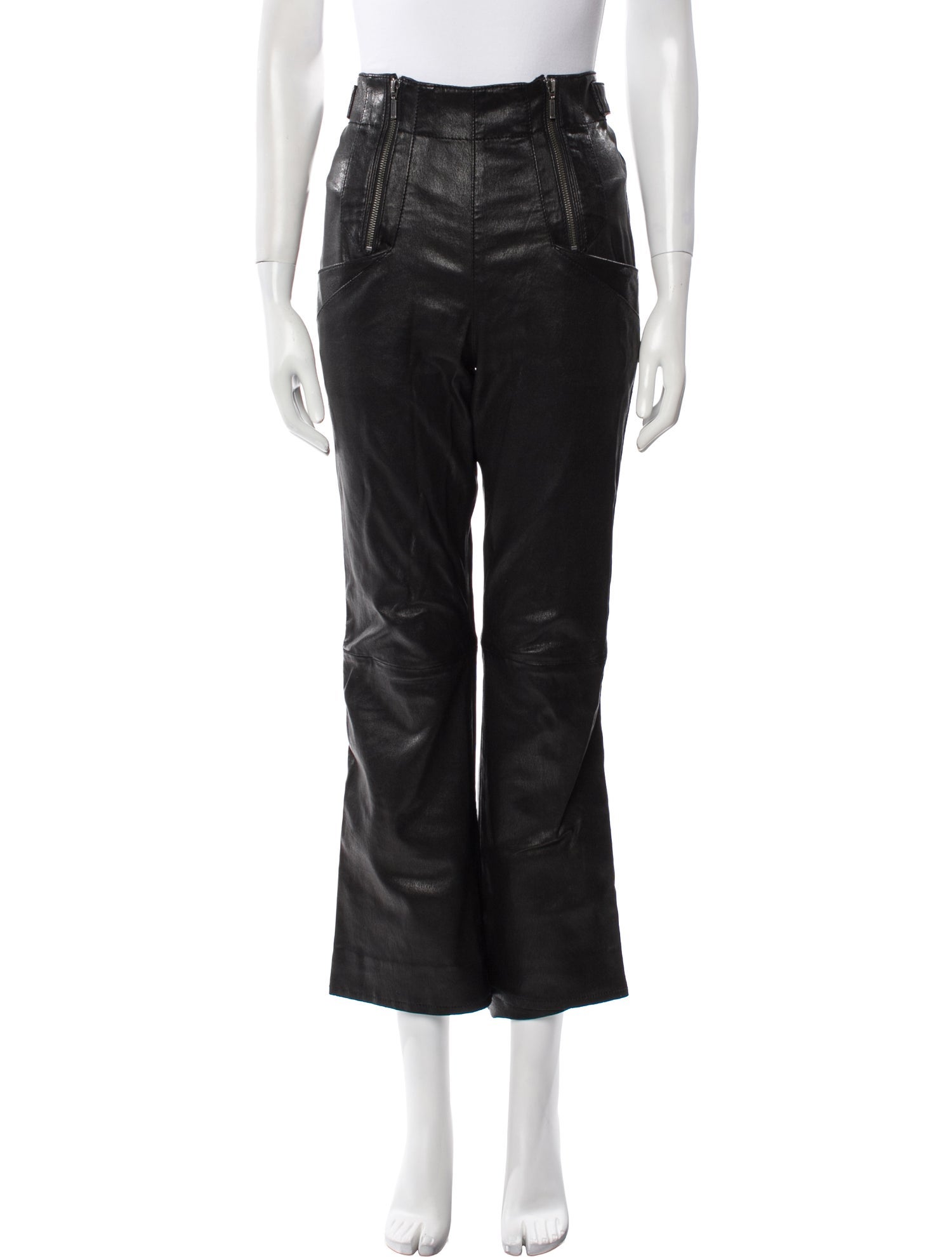 Marissa Webb Leather Wide Leg Pants